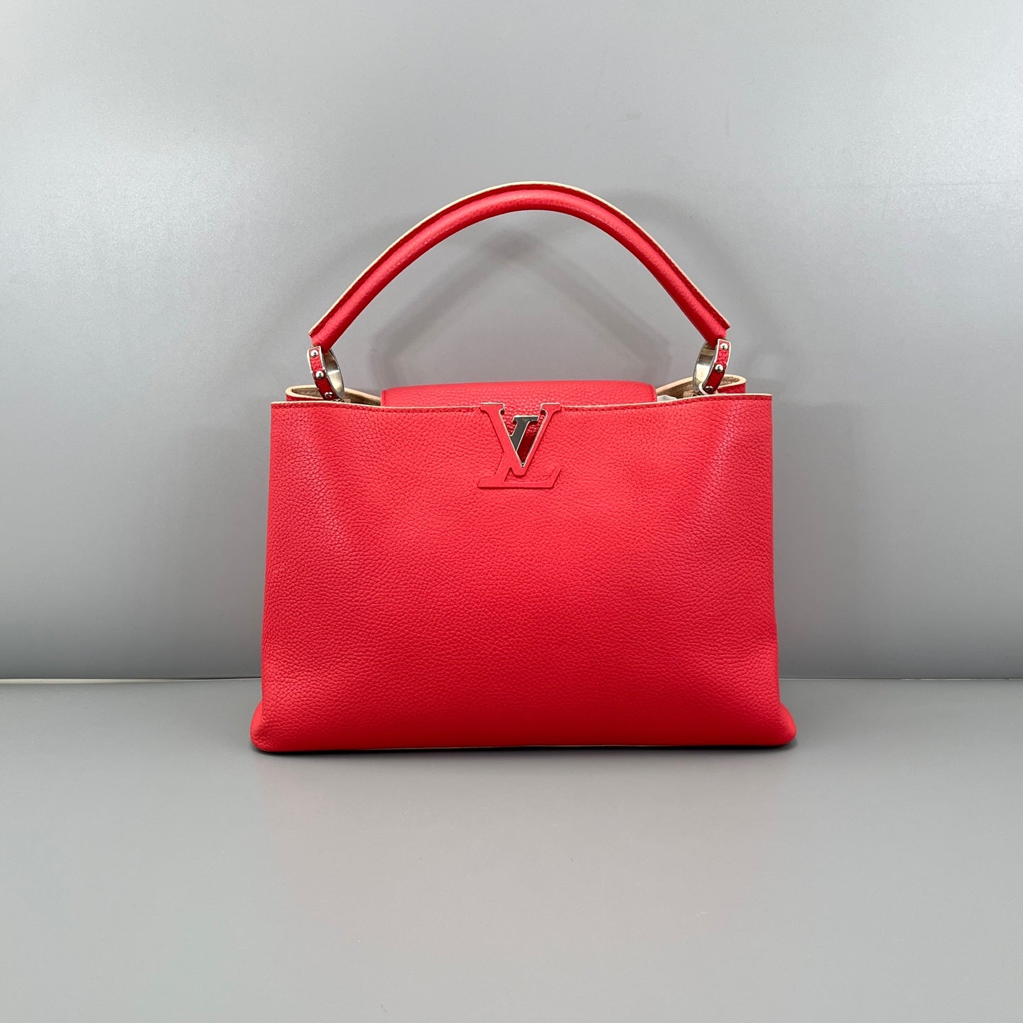 Louis Vuitton - Capucines MM - Leather - Pink - (large)