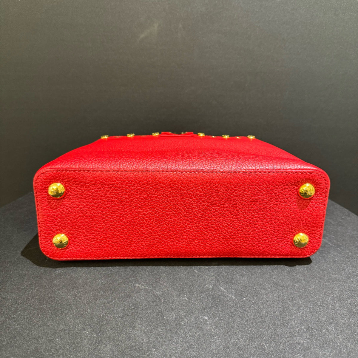 Louis Vuitton - Capucines Small - Leather - Red - (small)