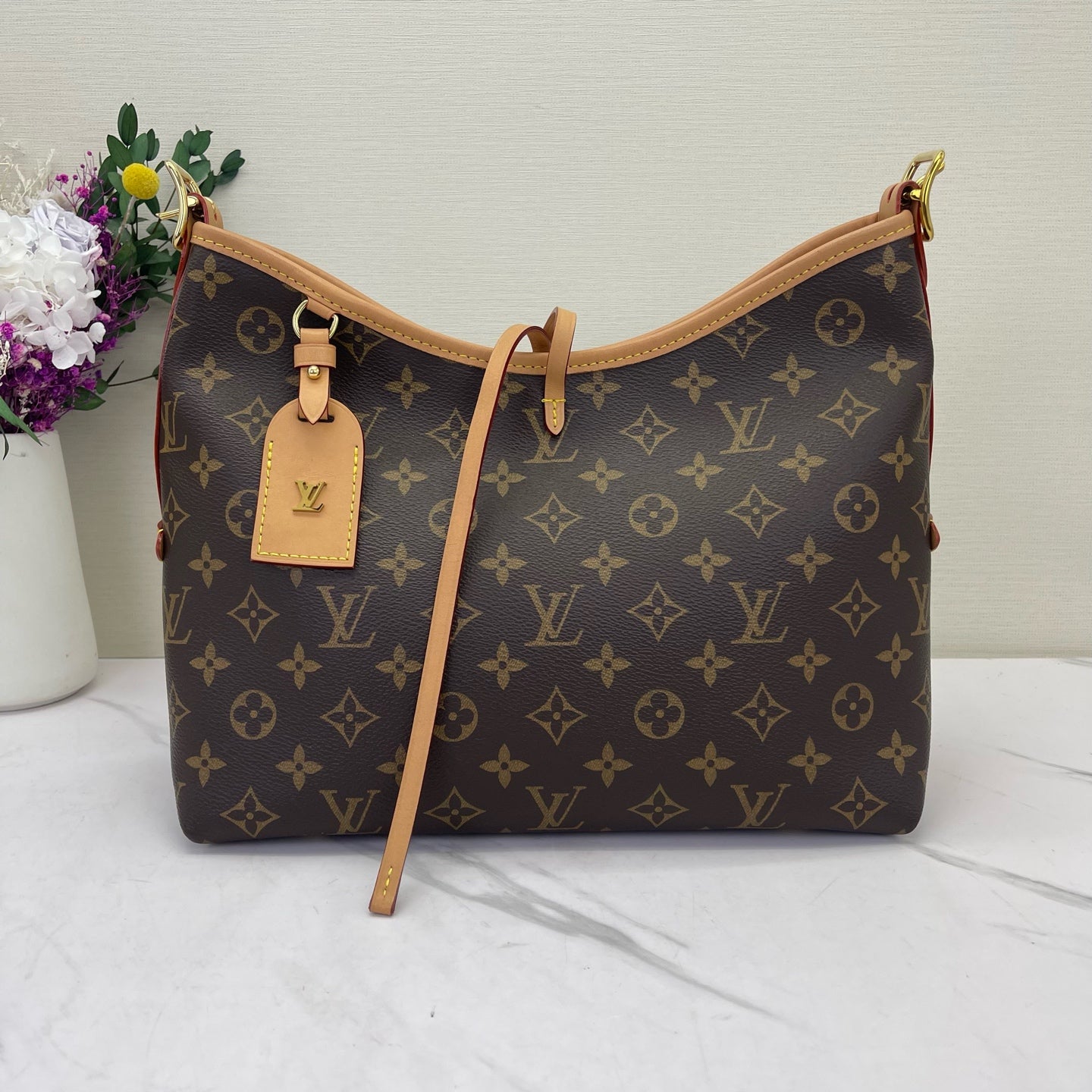 Louis Vuitton - Carryall - Cloth - Brown - (small)