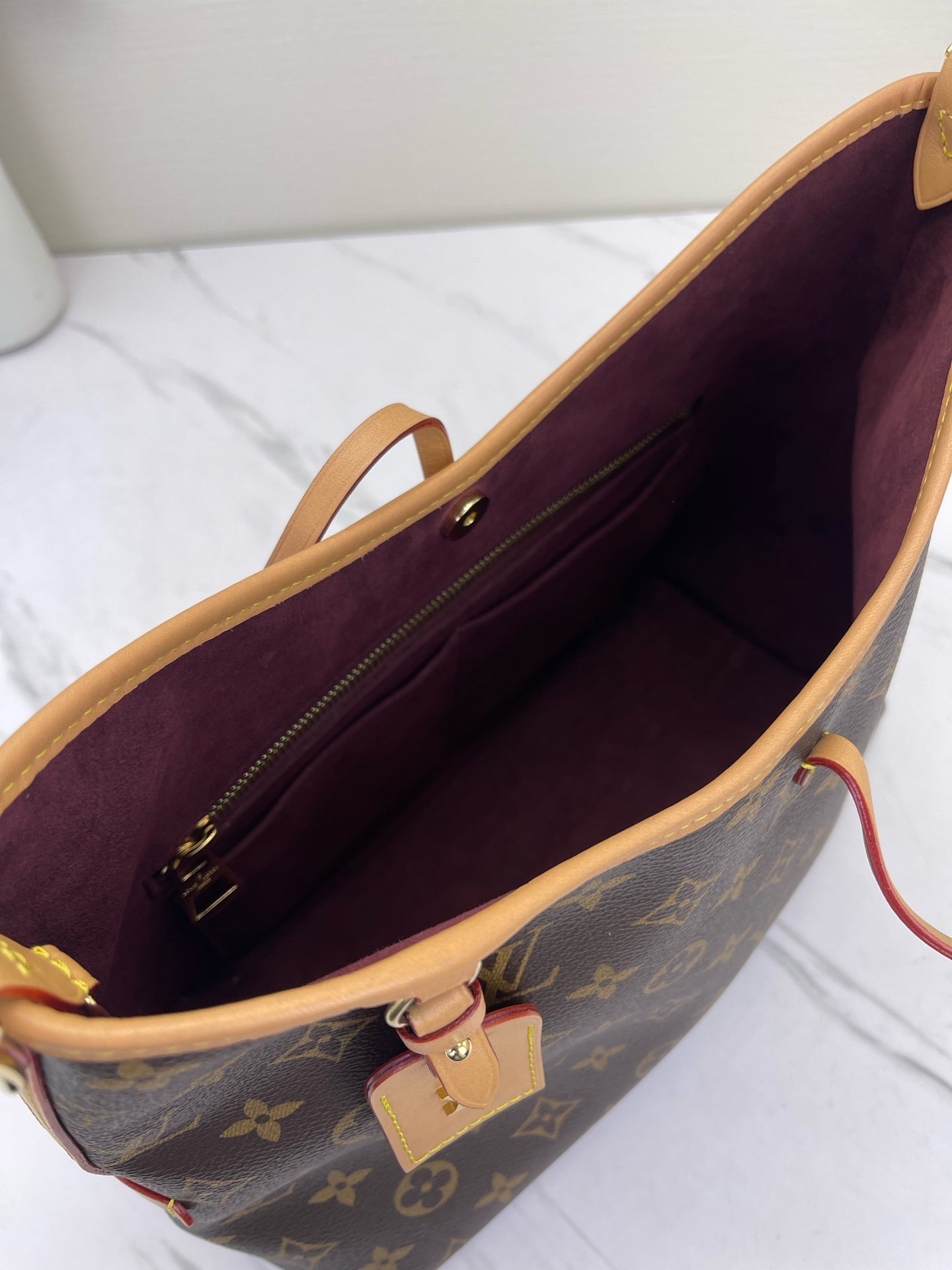 Louis Vuitton - Carryall - Cloth - Brown - (small)