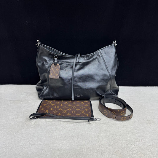 Louis Vuitton - Carryall - Leather - Black - (Medium)