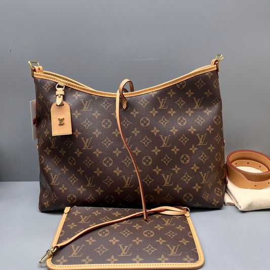 Louis Vuitton - Carryall - Leather - Brown - (Medium)