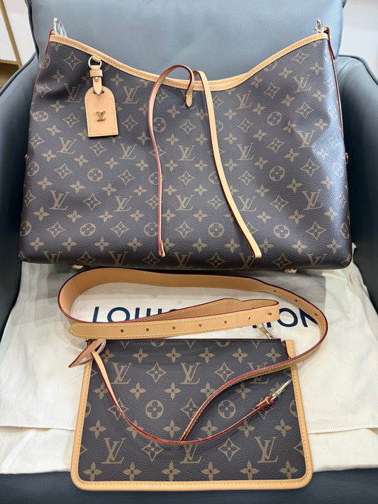 Louis Vuitton - Carryall - Leather - Brown - (medium)