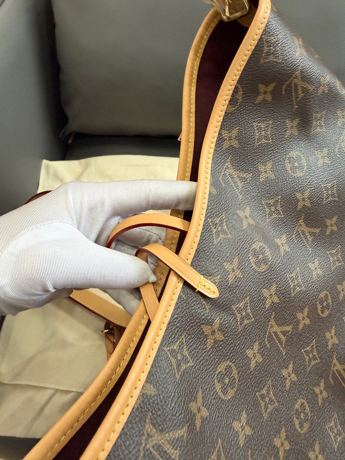 Louis Vuitton - Carryall - Leather - Brown - (medium)