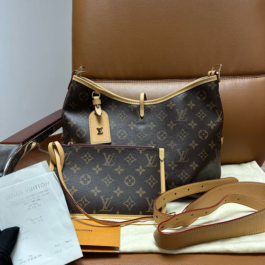 Louis Vuitton - Carryall - Leather - Brown - (Small)