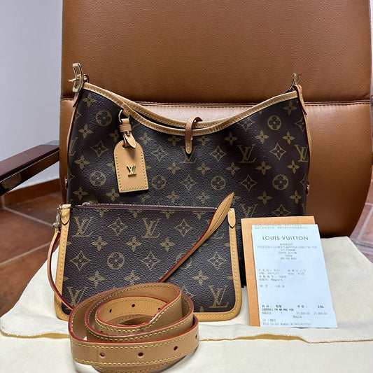 Louis Vuitton - Carryall - Leather - Brown - (Small)