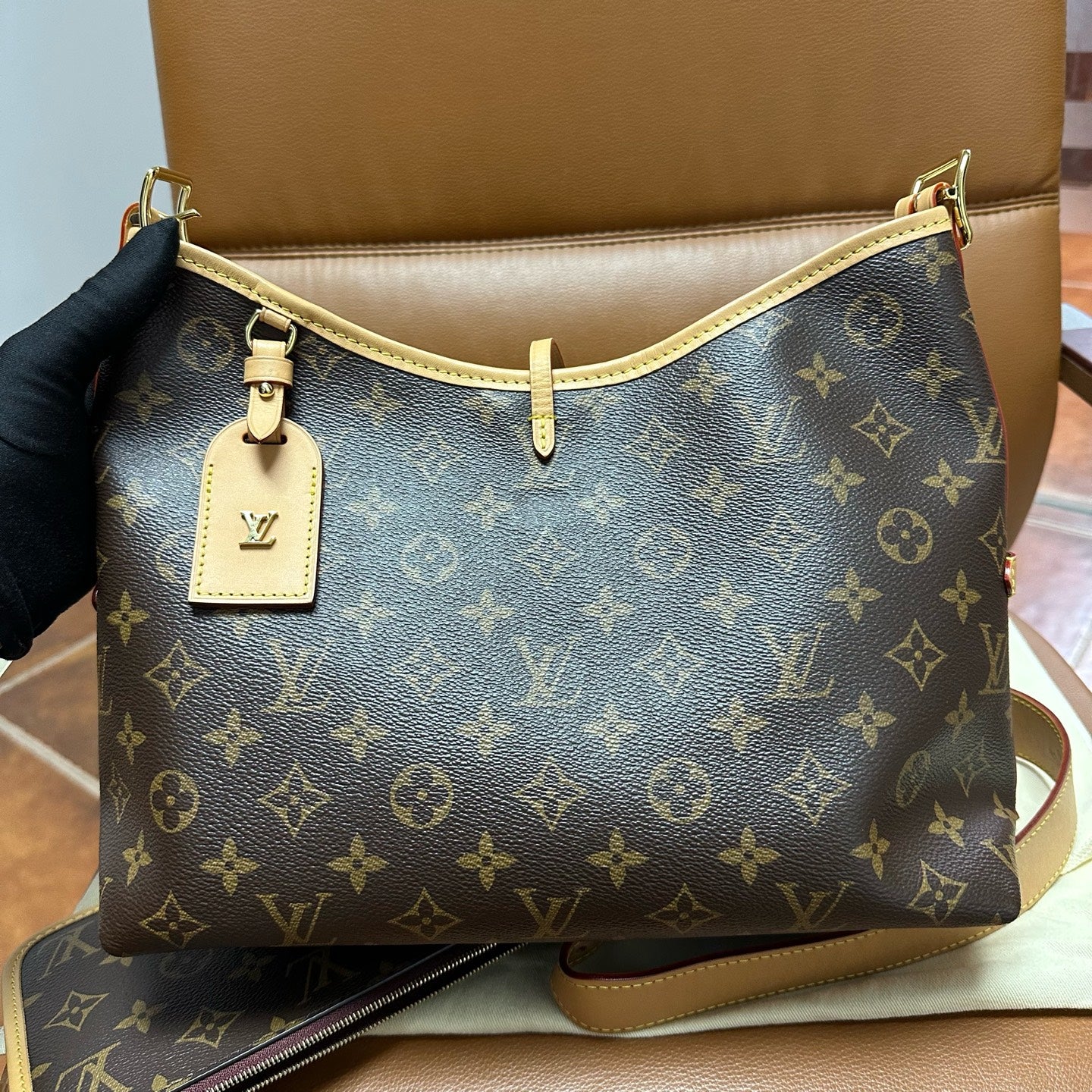 Louis Vuitton - Carryall - Leather - Brown - (Small)