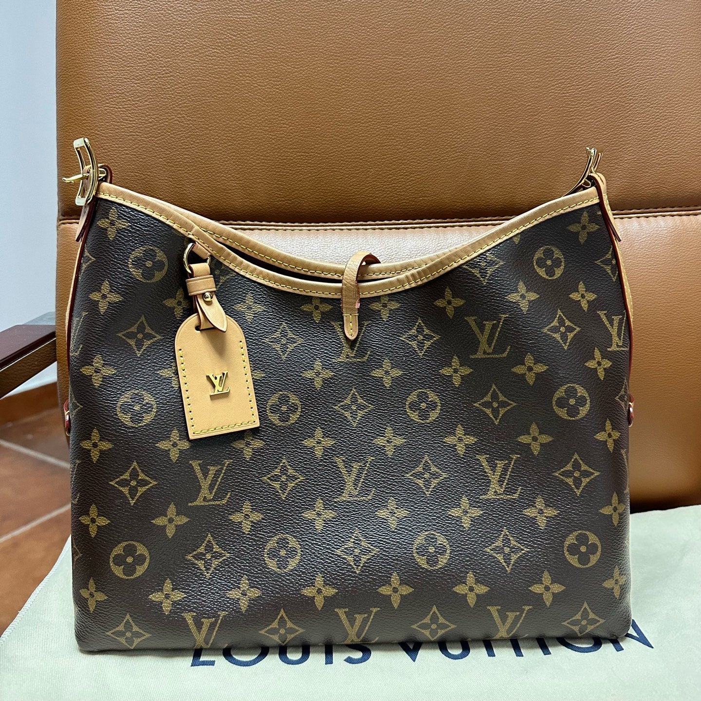 Louis Vuitton - Carryall - Leather - Brown - (Small)