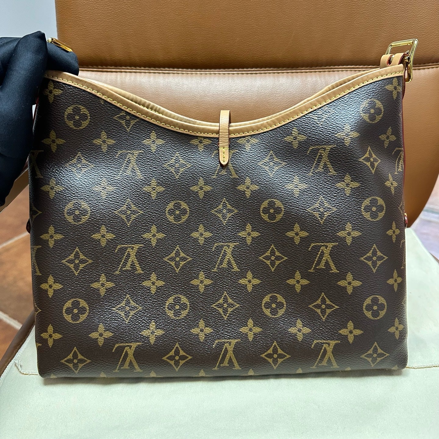 Louis Vuitton - Carryall - Leather - Brown - (Small)