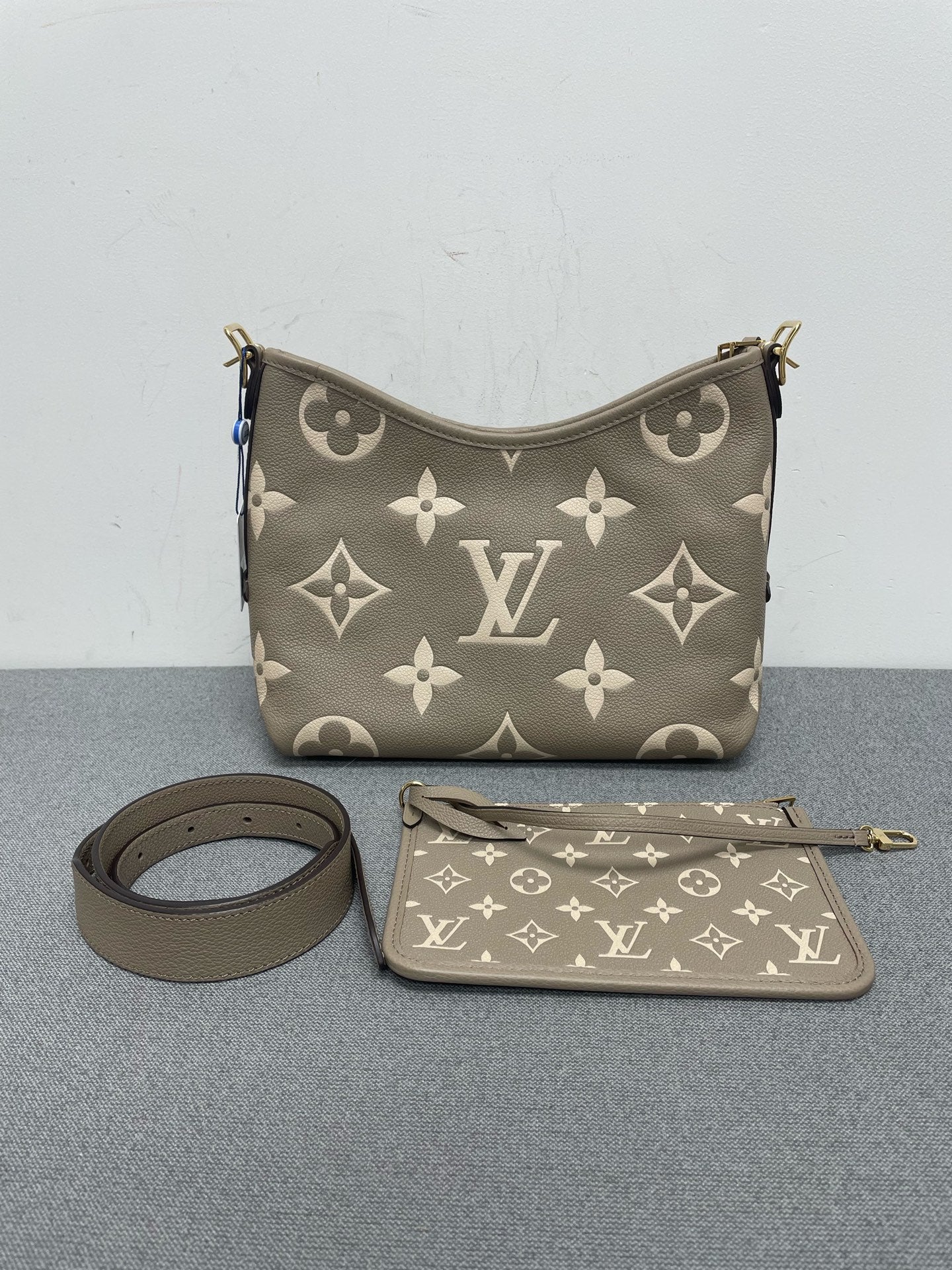 Louis Vuitton - Carryall - Leather - Grey - (small)