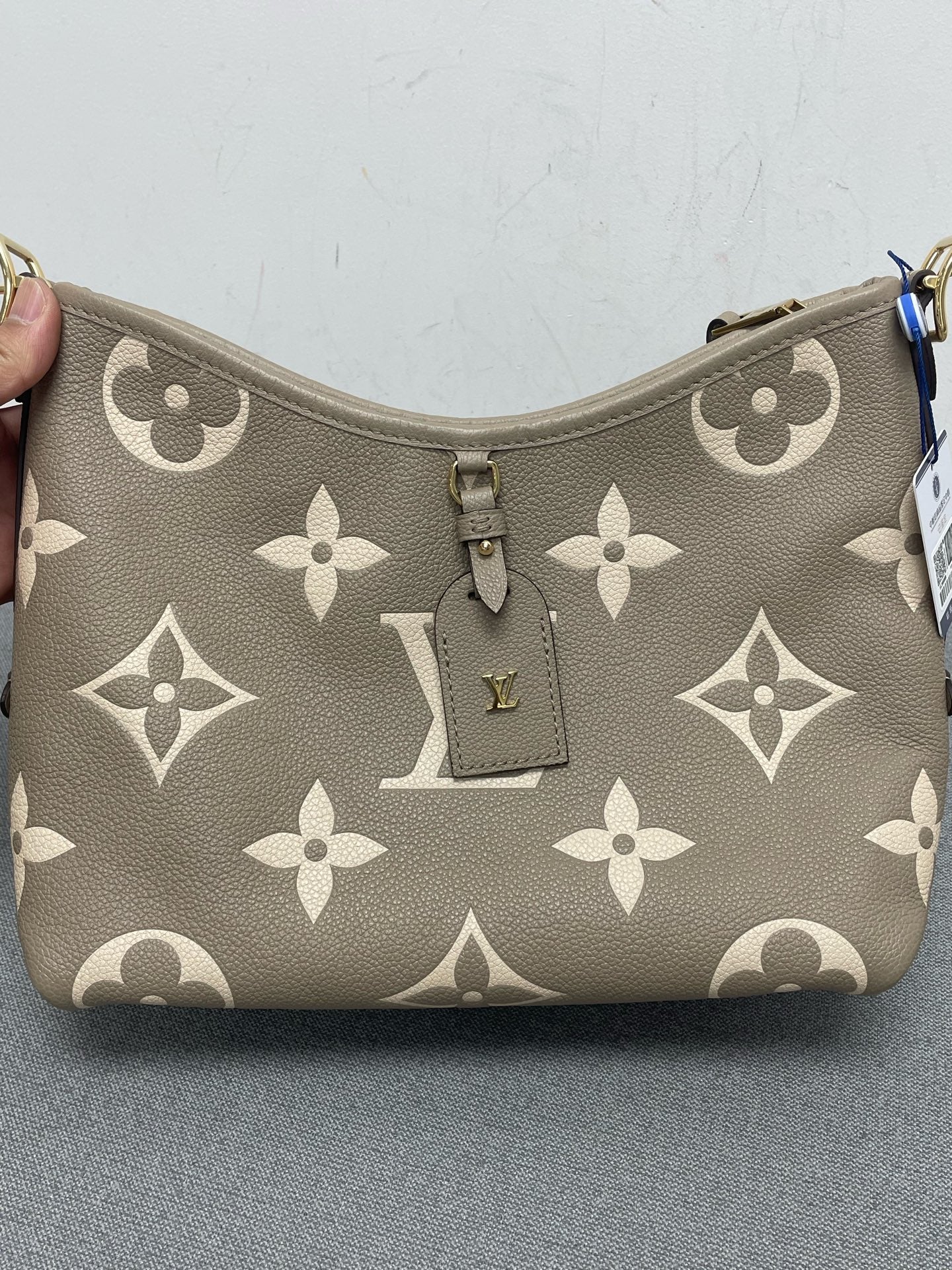 Louis Vuitton - Carryall - Leather - Grey - (small)