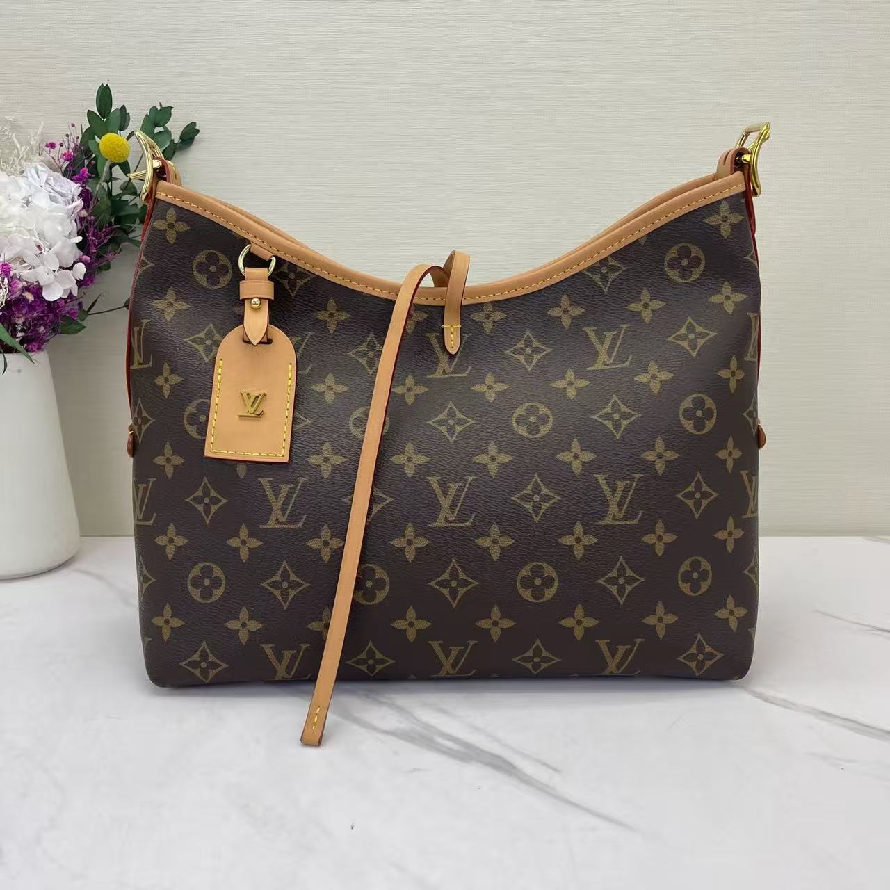 Louis Vuitton - Carryall - Monogram coated canvas and Vachetta leather - Brown - (small)