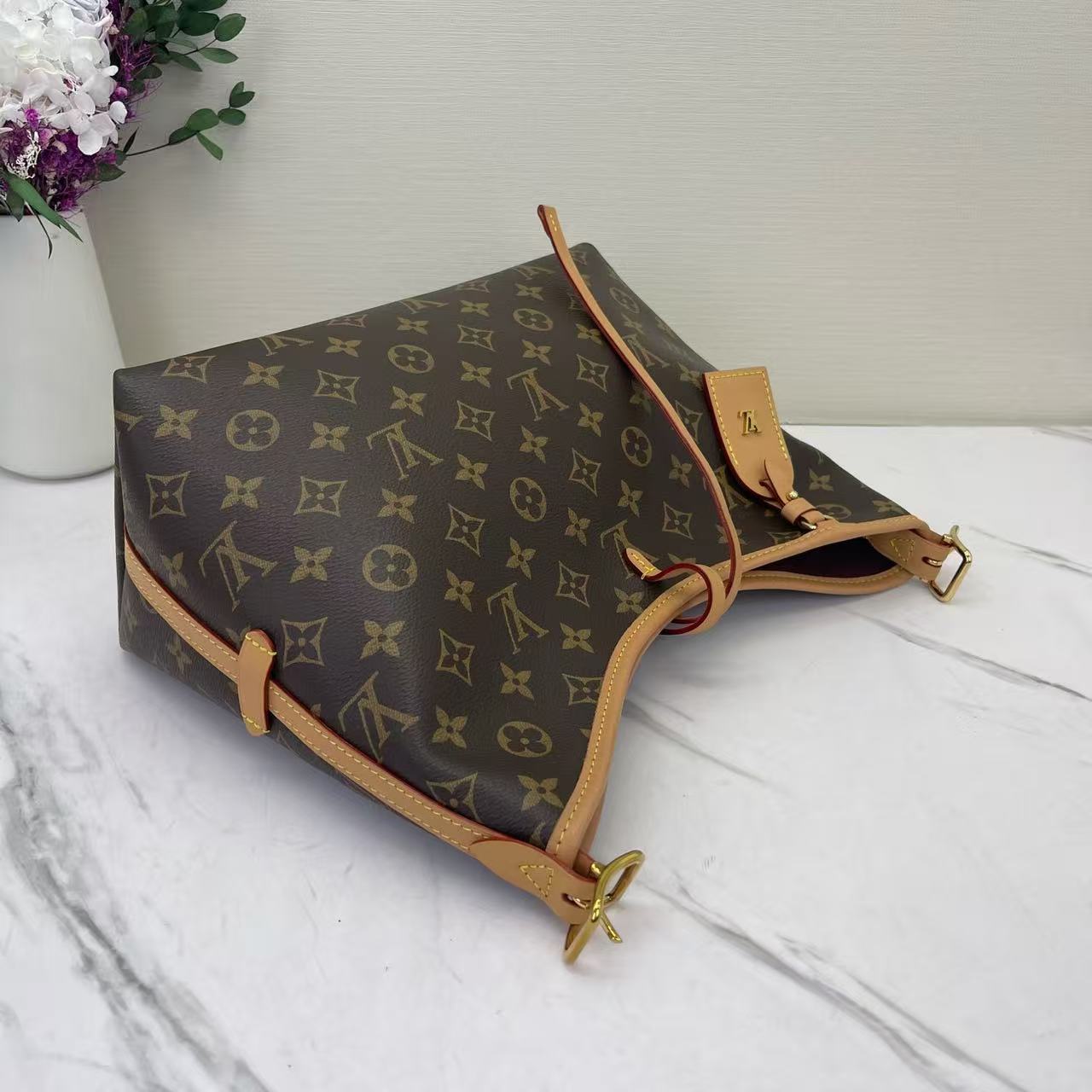 Louis Vuitton - Carryall - Monogram coated canvas and Vachetta leather - Brown - (small)