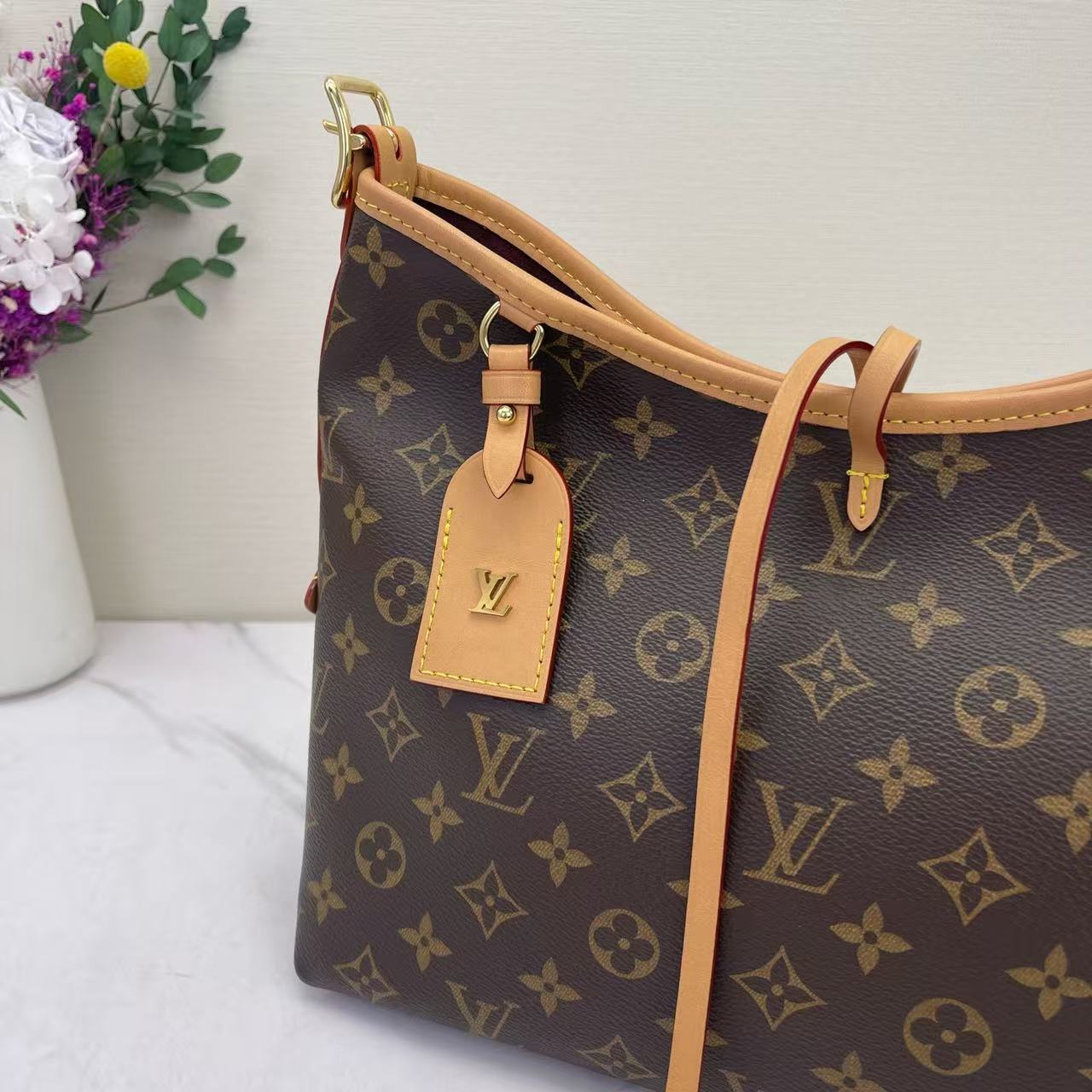 Louis Vuitton - Carryall - Monogram coated canvas and Vachetta leather - Brown - (small)