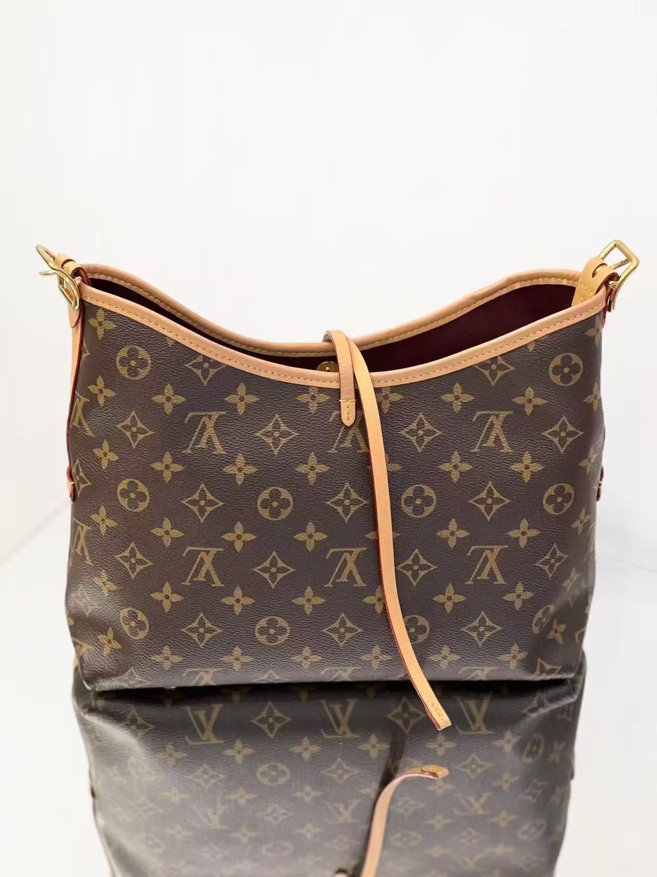 Louis Vuitton - Carryall - Monogram coated canvas with Vachetta leather trim - Brown - (small)