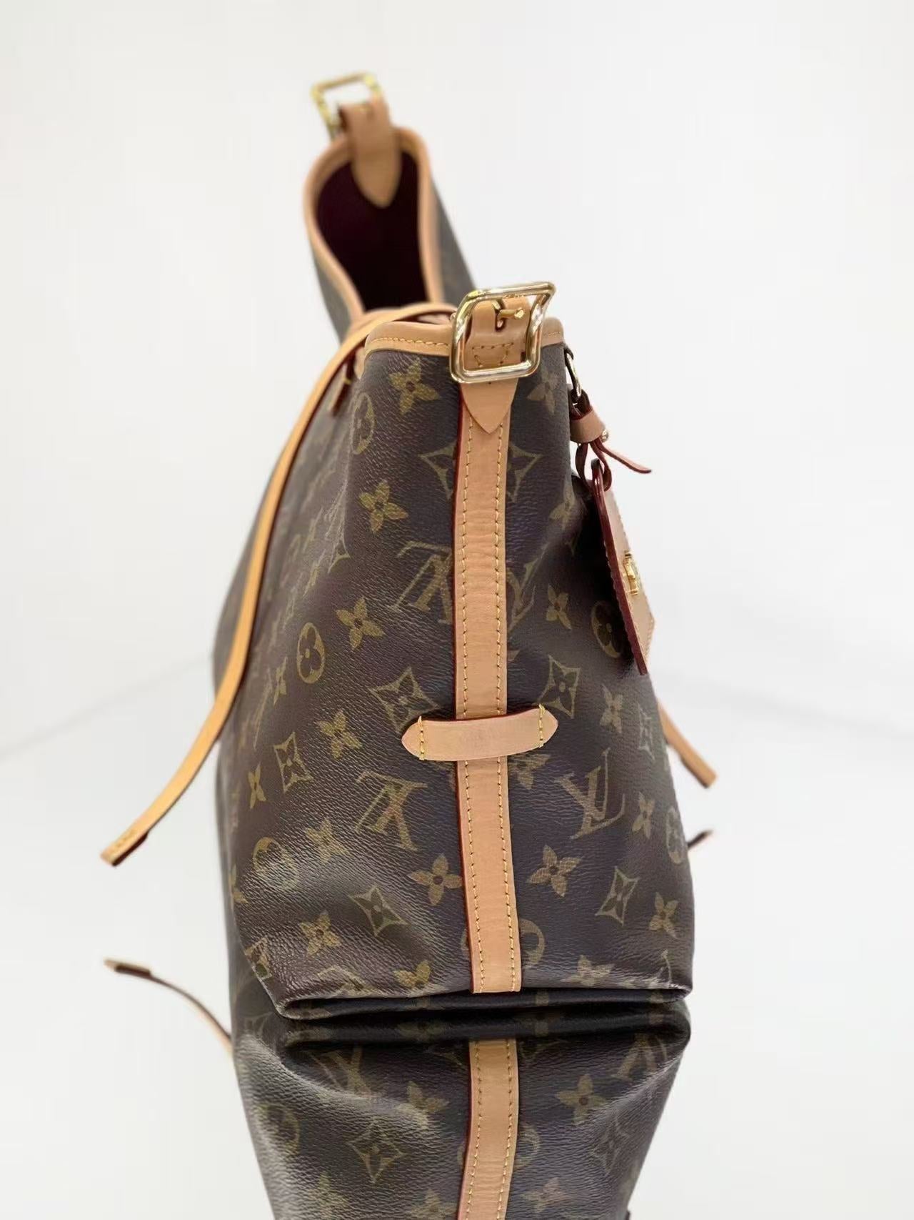 Louis Vuitton - Carryall - Monogram coated canvas with Vachetta leather trim - Brown - (small)
