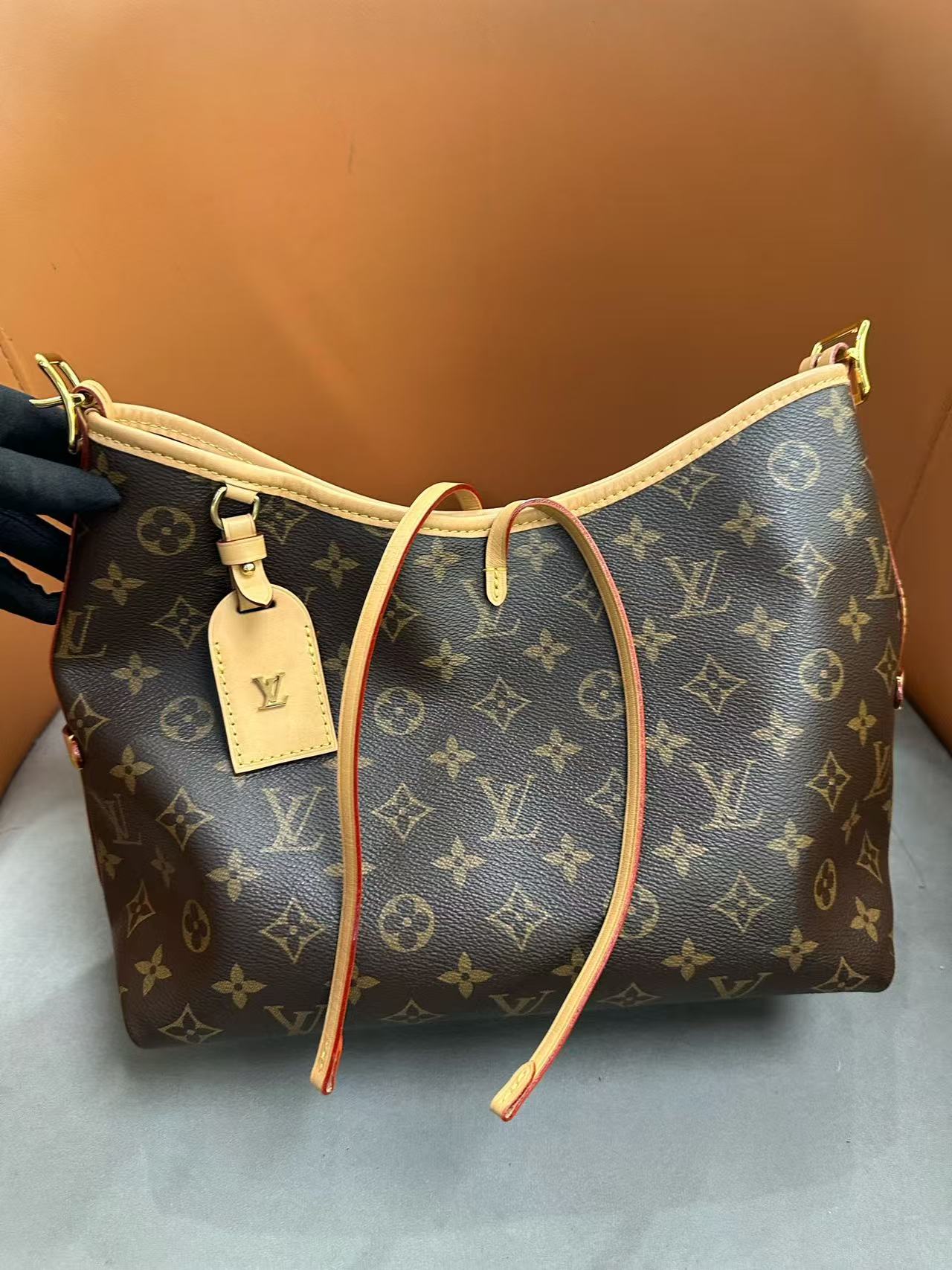 Louis Vuitton - Carryall - Monogram coated canvas with Vachetta leather trim - Brown - (small)