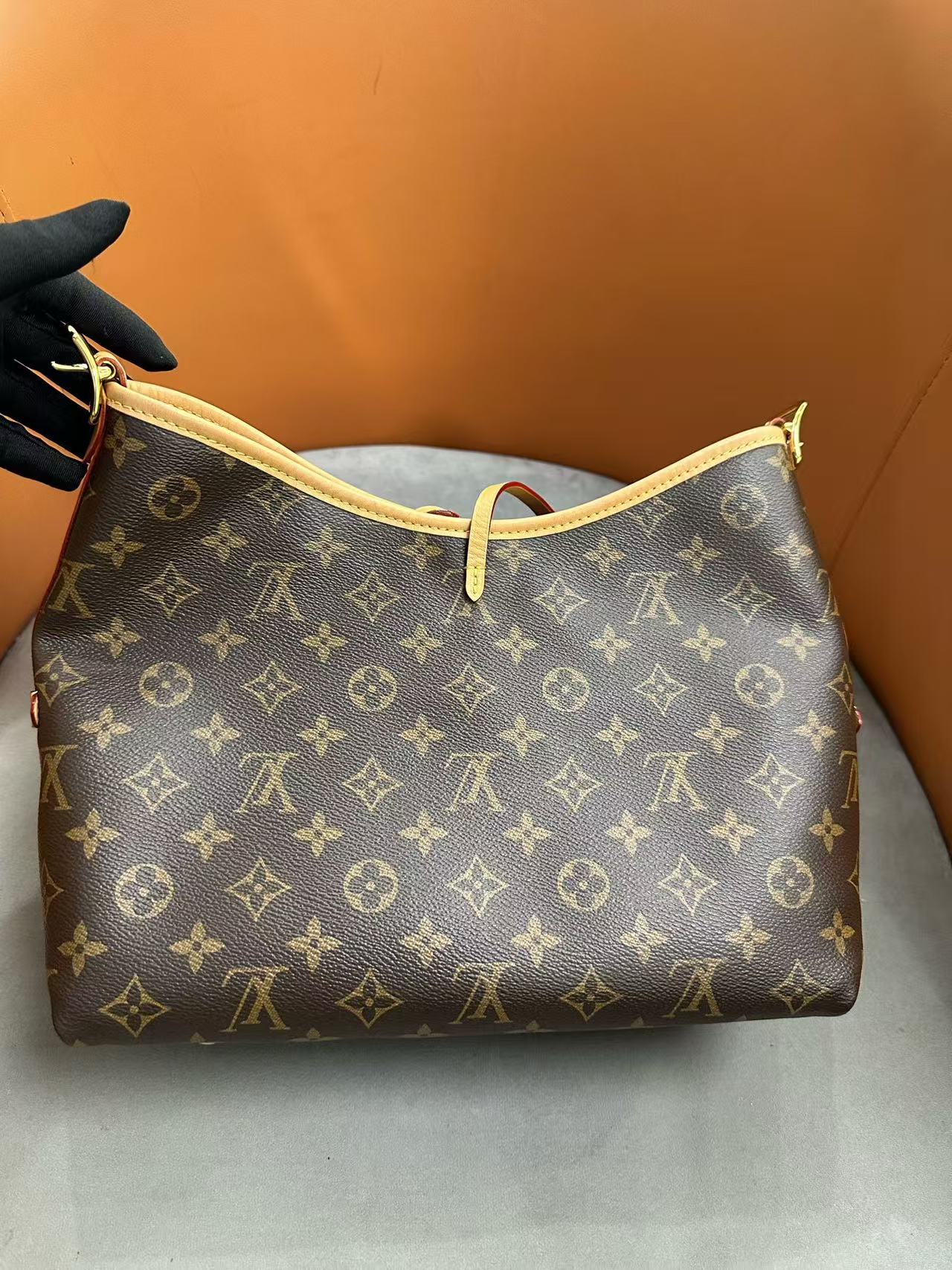 Louis Vuitton - Carryall - Monogram coated canvas with Vachetta leather trim - Brown - (small)