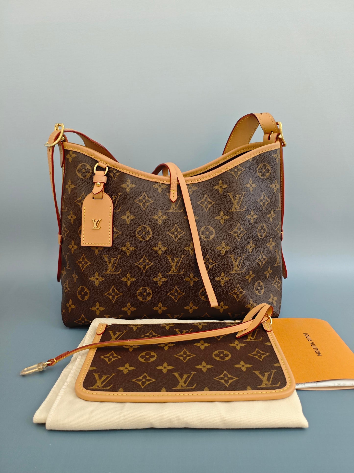 Louis Vuitton - Carryall - Synthetic - Brown - (medium)