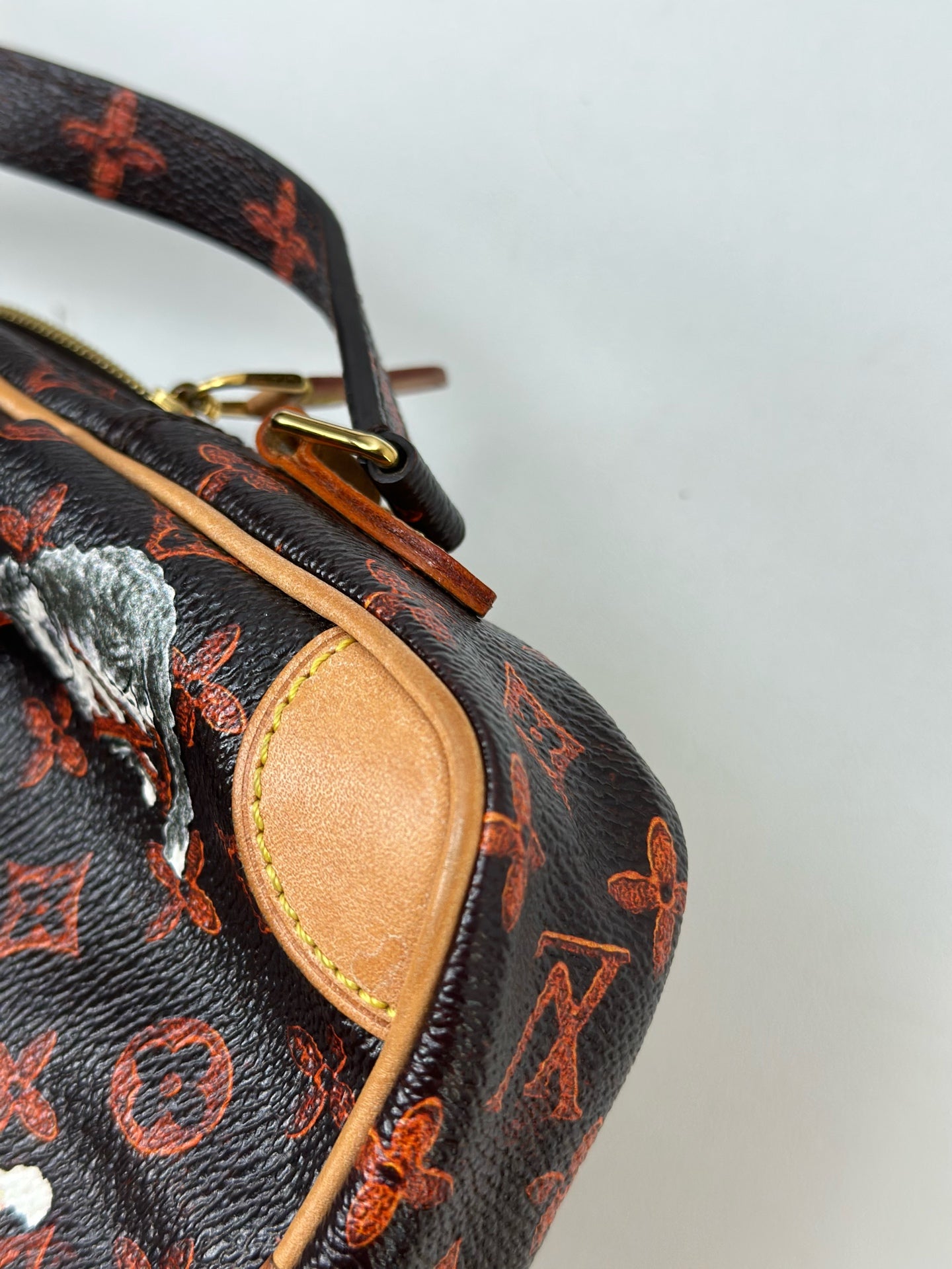 Louis Vuitton - Catogram Mini Pouch - Leather - Brown - (mini)