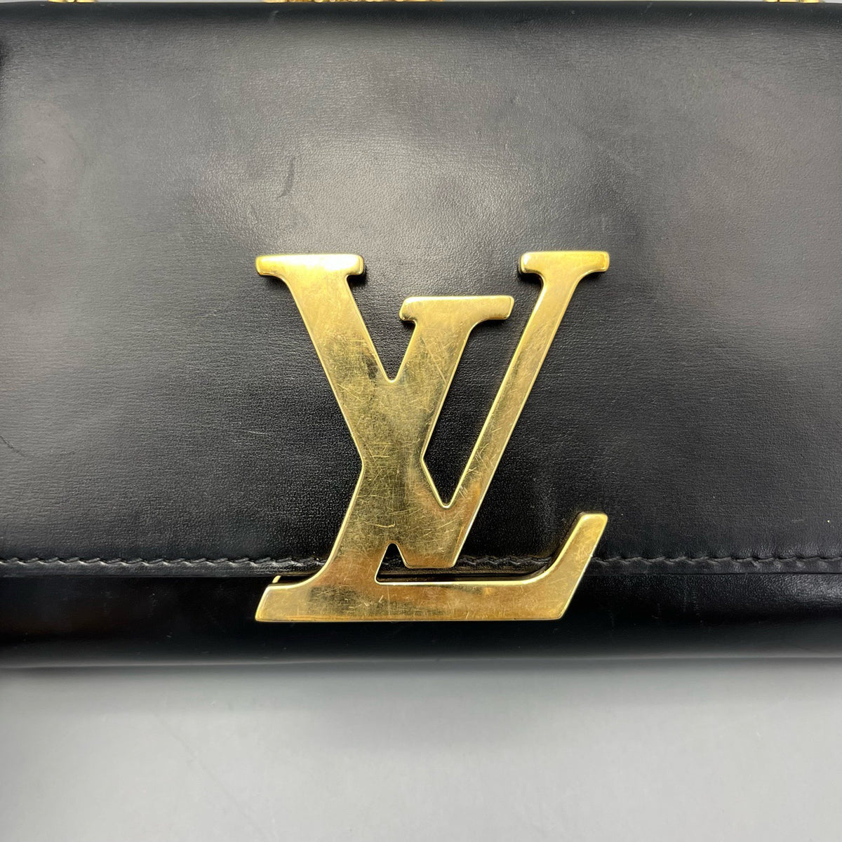 Louis Vuitton - Chain Louise - Leather - Black - (mini)