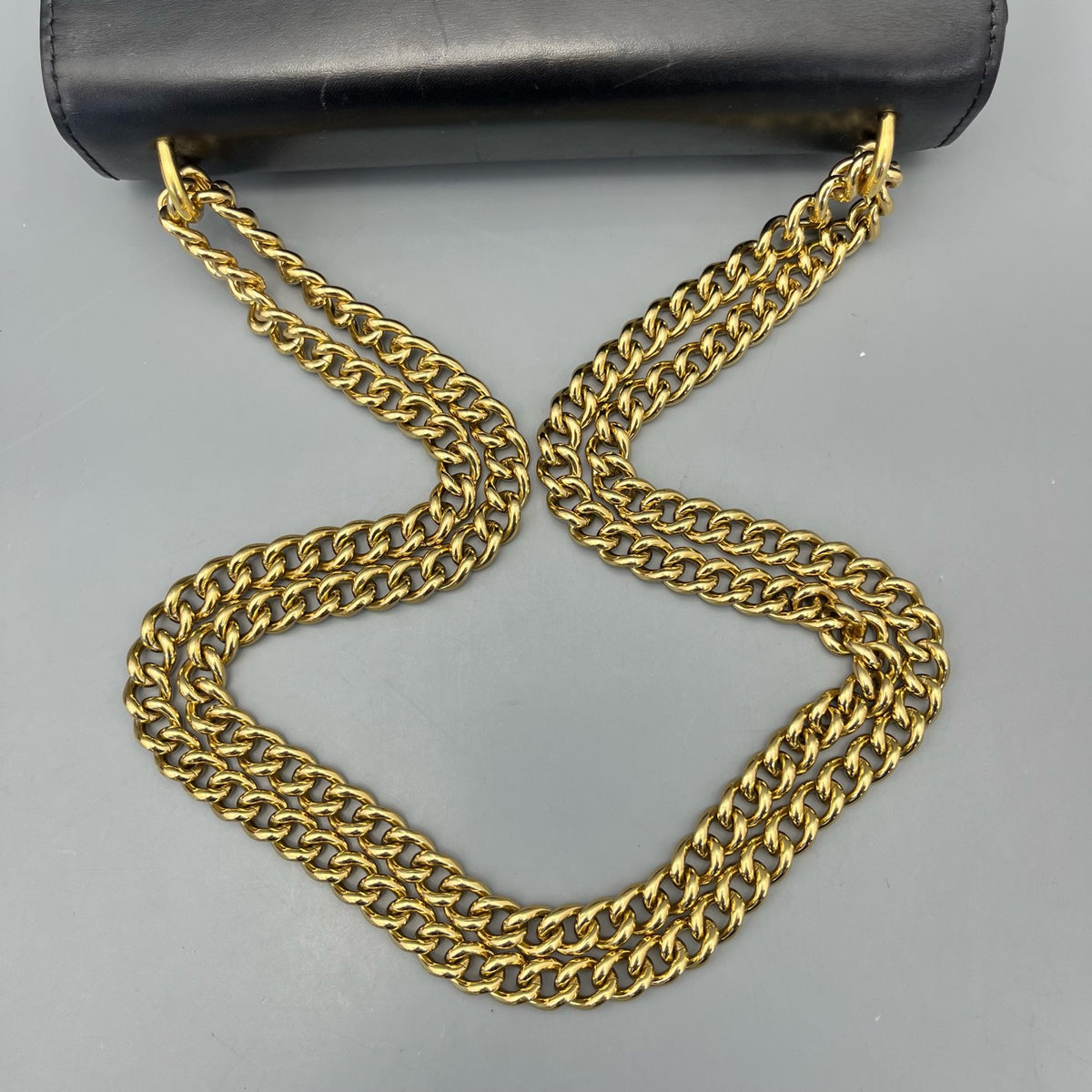 Louis Vuitton - Chain Louise - Leather - Black - (mini)