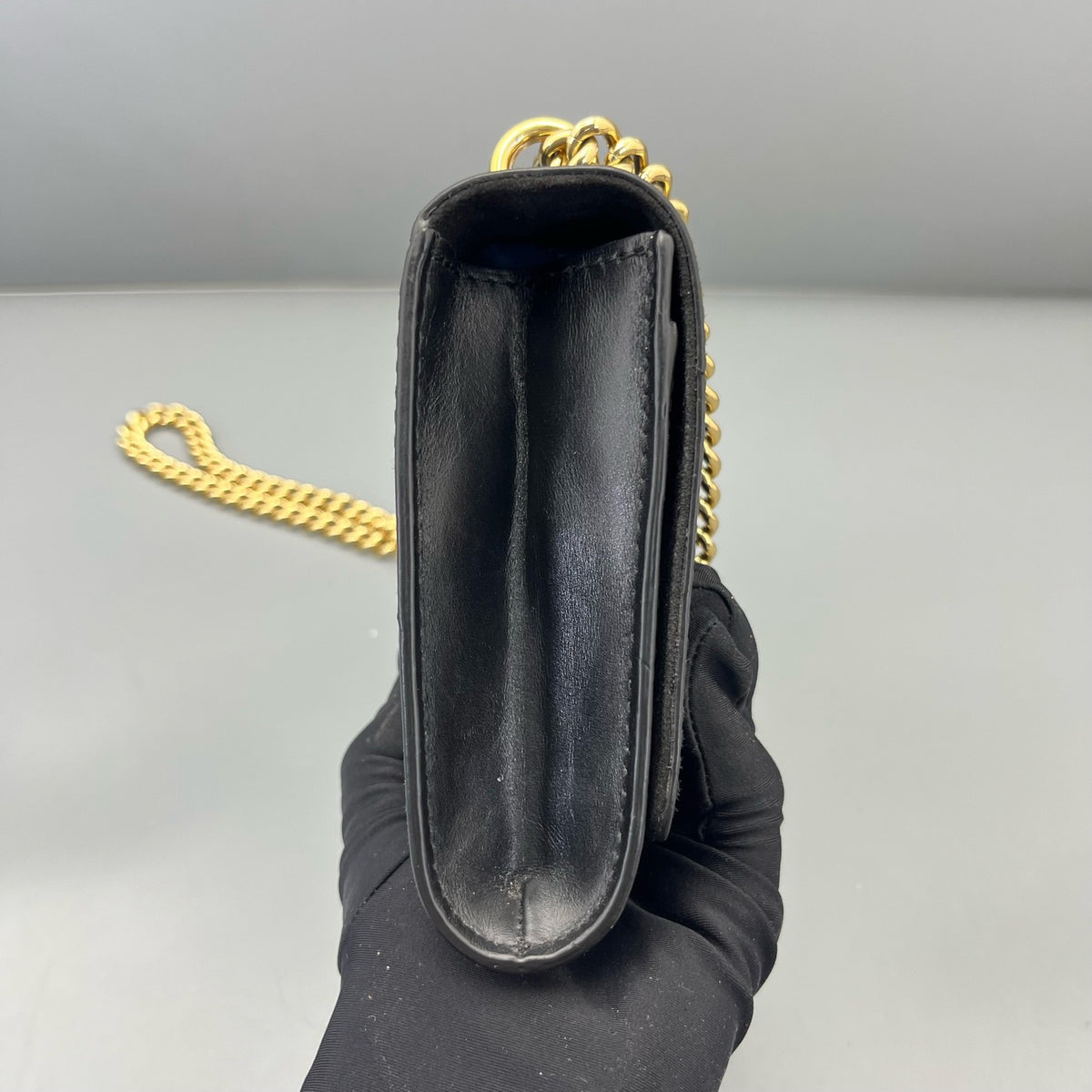 Louis Vuitton - Chain Louise - Leather - Black - (mini)