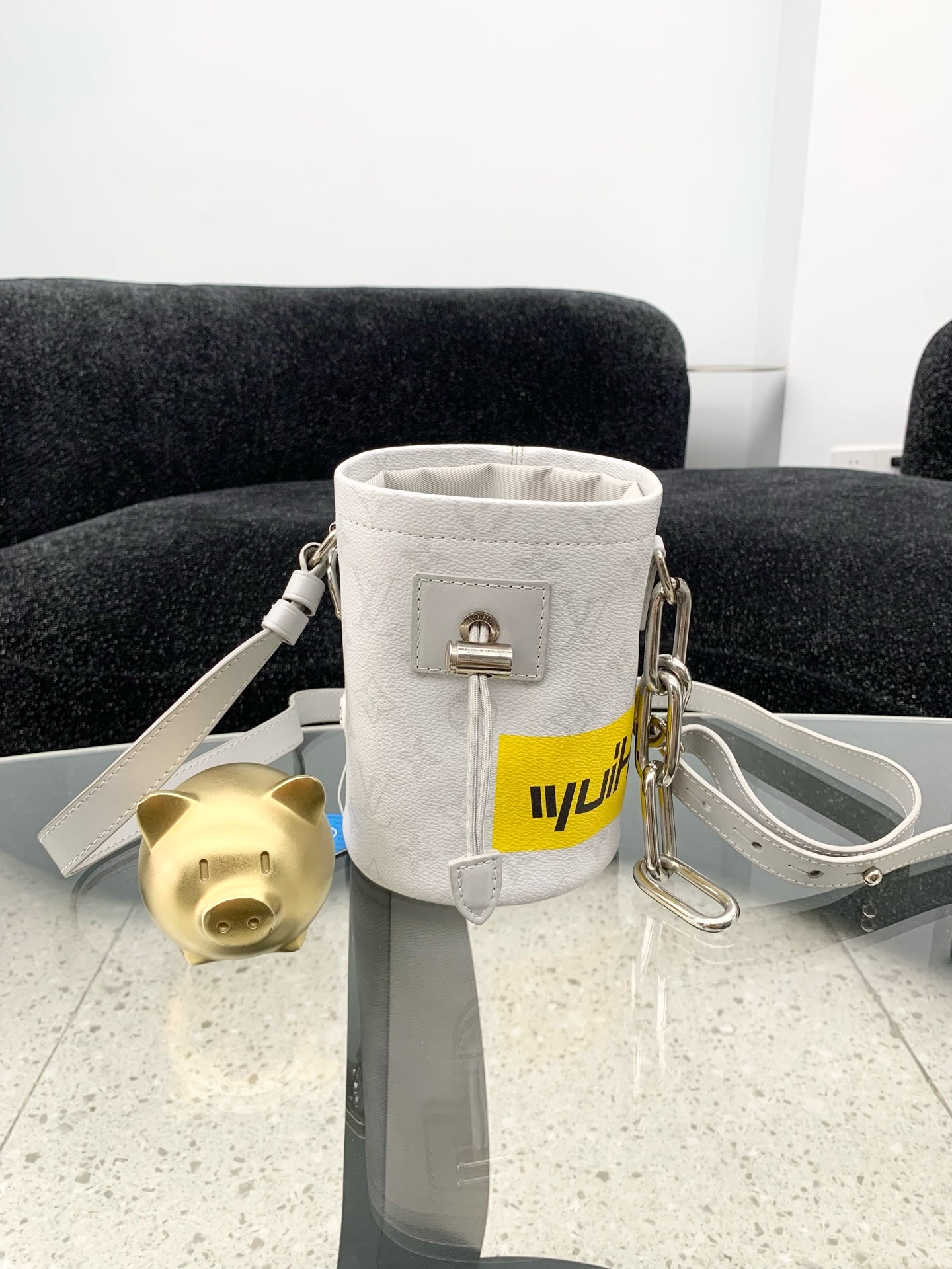 Louis Vuitton - Chalk Nano - Leather - White - (mini)