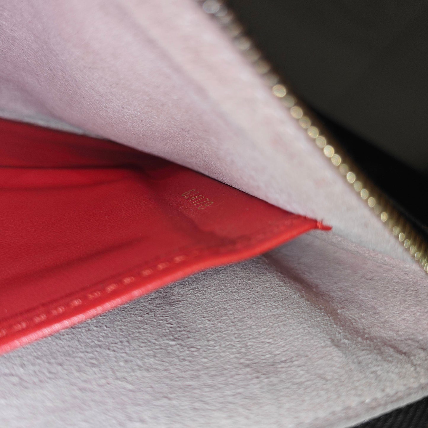 Louis Vuitton - Cherry Blossom Limited Edition Pochette - Monogram coated canvas with leather trim - Brown with Pink and Red accents - (mini)