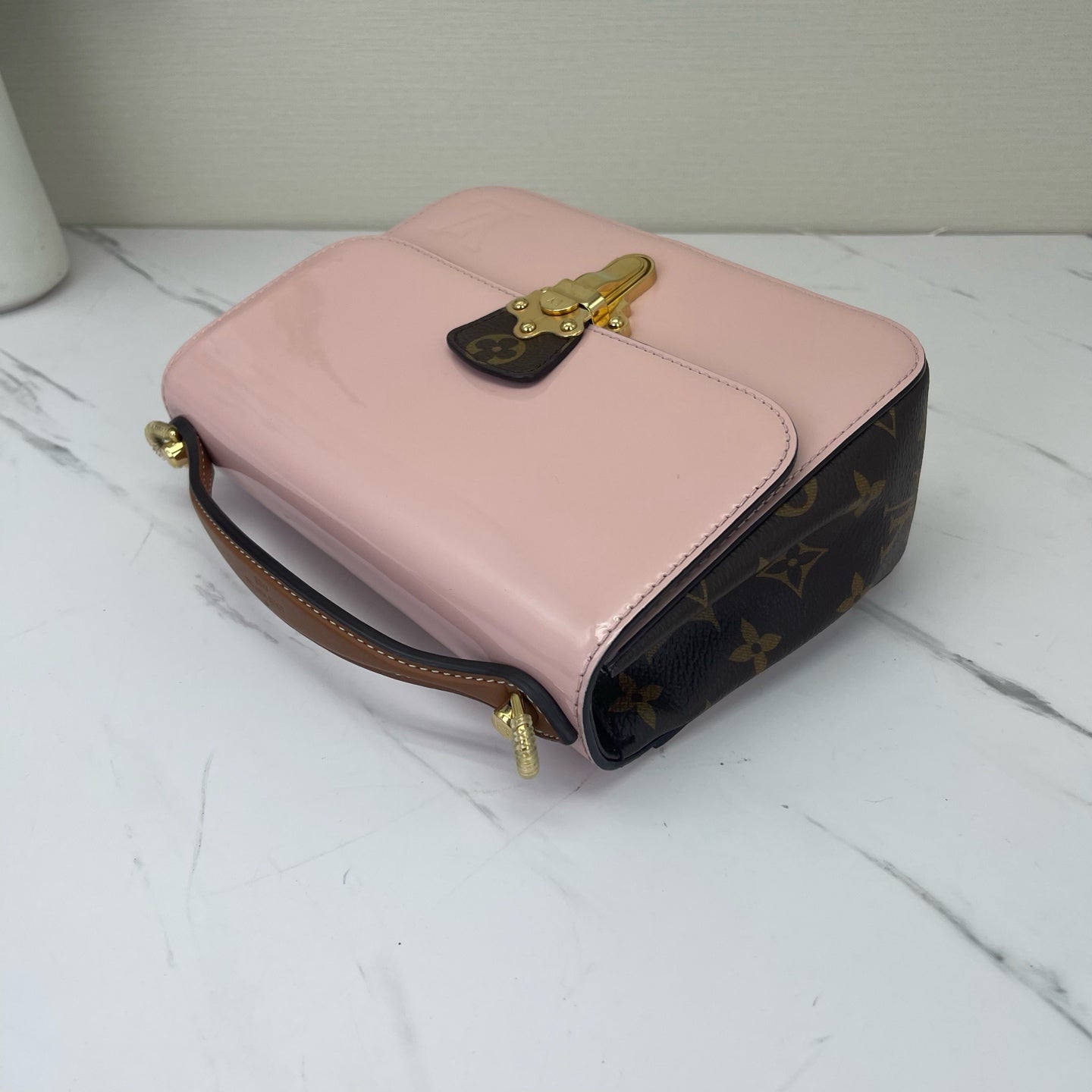 Louis Vuitton - Cherry Wood Messenger BB - Patent leather - Pink - (mini)
