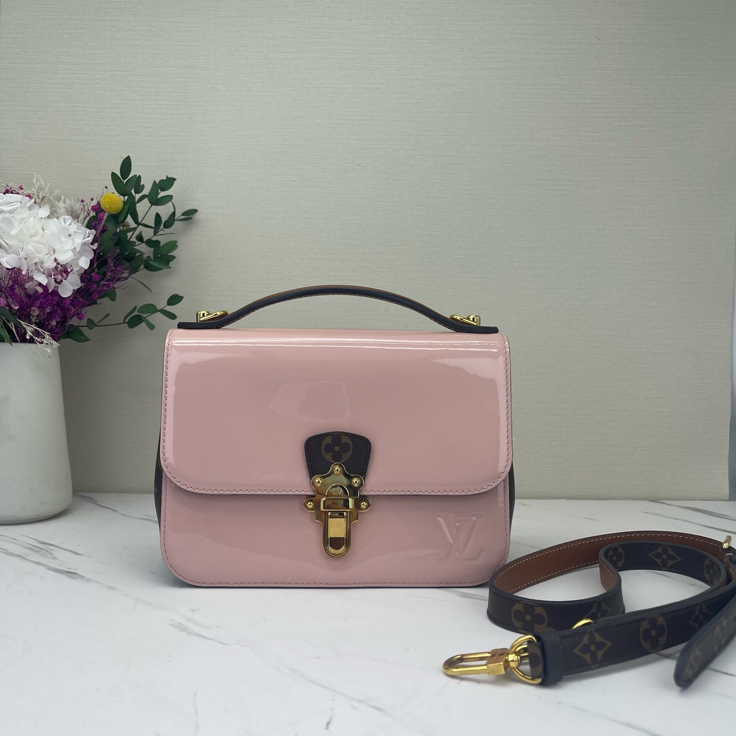 Louis Vuitton - Cherry Wood - Patent leather - Pink - (mini)