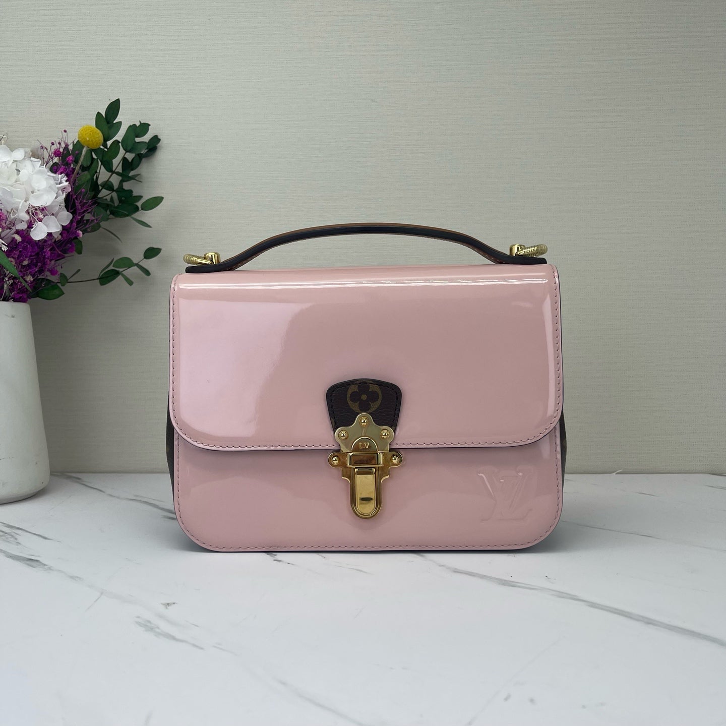 Louis Vuitton - Cherrywood BB - Patent leather - Pink - (mini)
