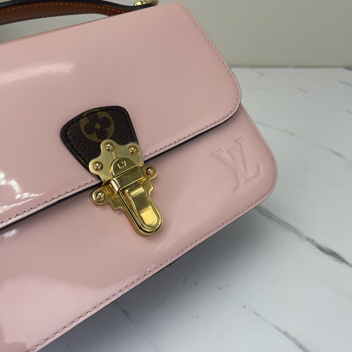 Louis Vuitton - Cherrywood BB - Patent leather - Pink - (mini)