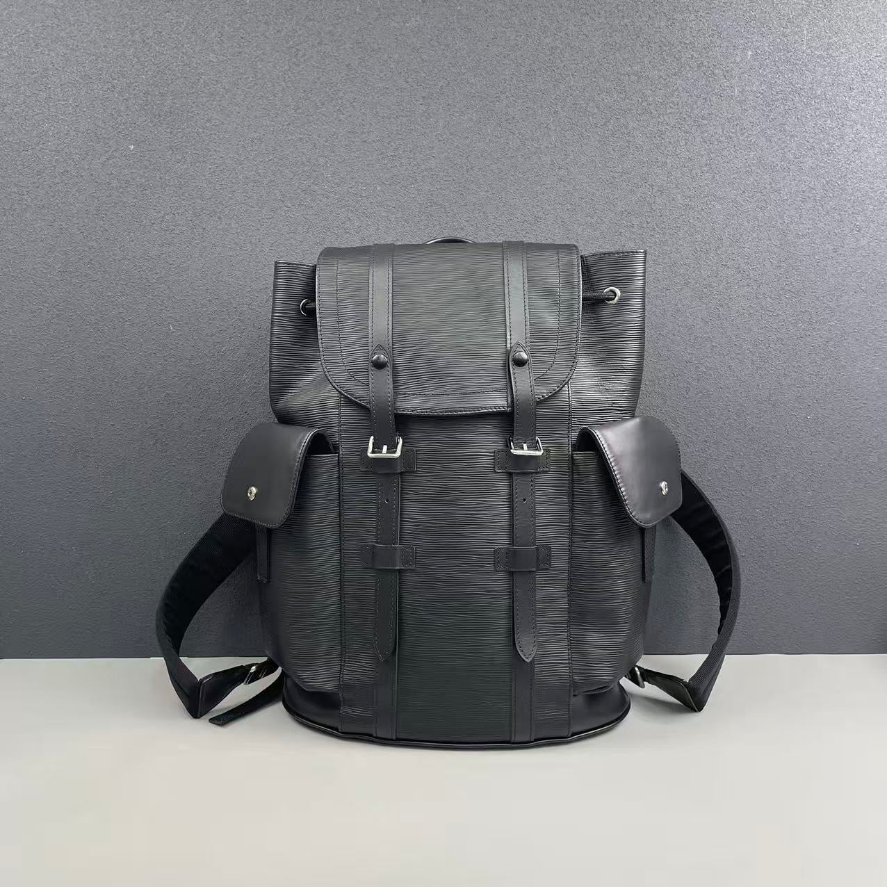 Louis Vuitton - Christopher Backpack - Epi leather - Black - (large)