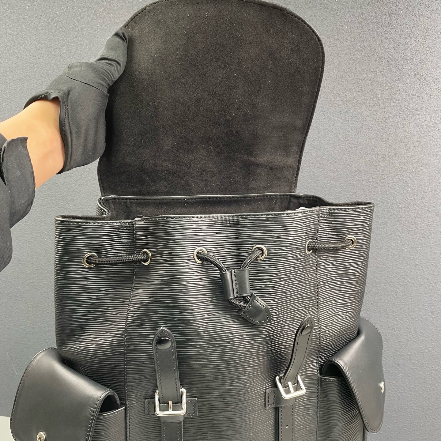 Louis Vuitton - Christopher Backpack - Epi leather - Black - (large)