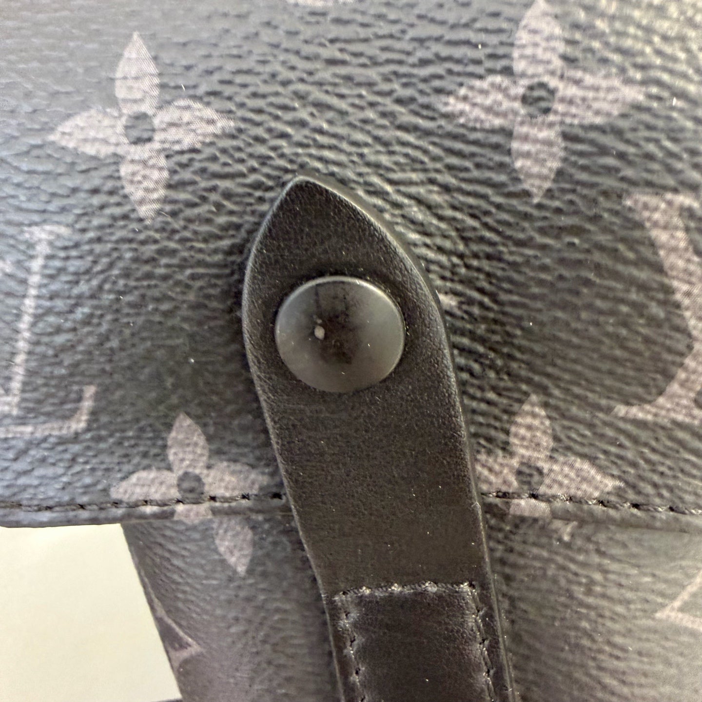 Louis Vuitton - Christopher Backpack (Limited Edition Reversed Black Warrior) - Monogram coated canvas with leather trim - Grey - (medium)