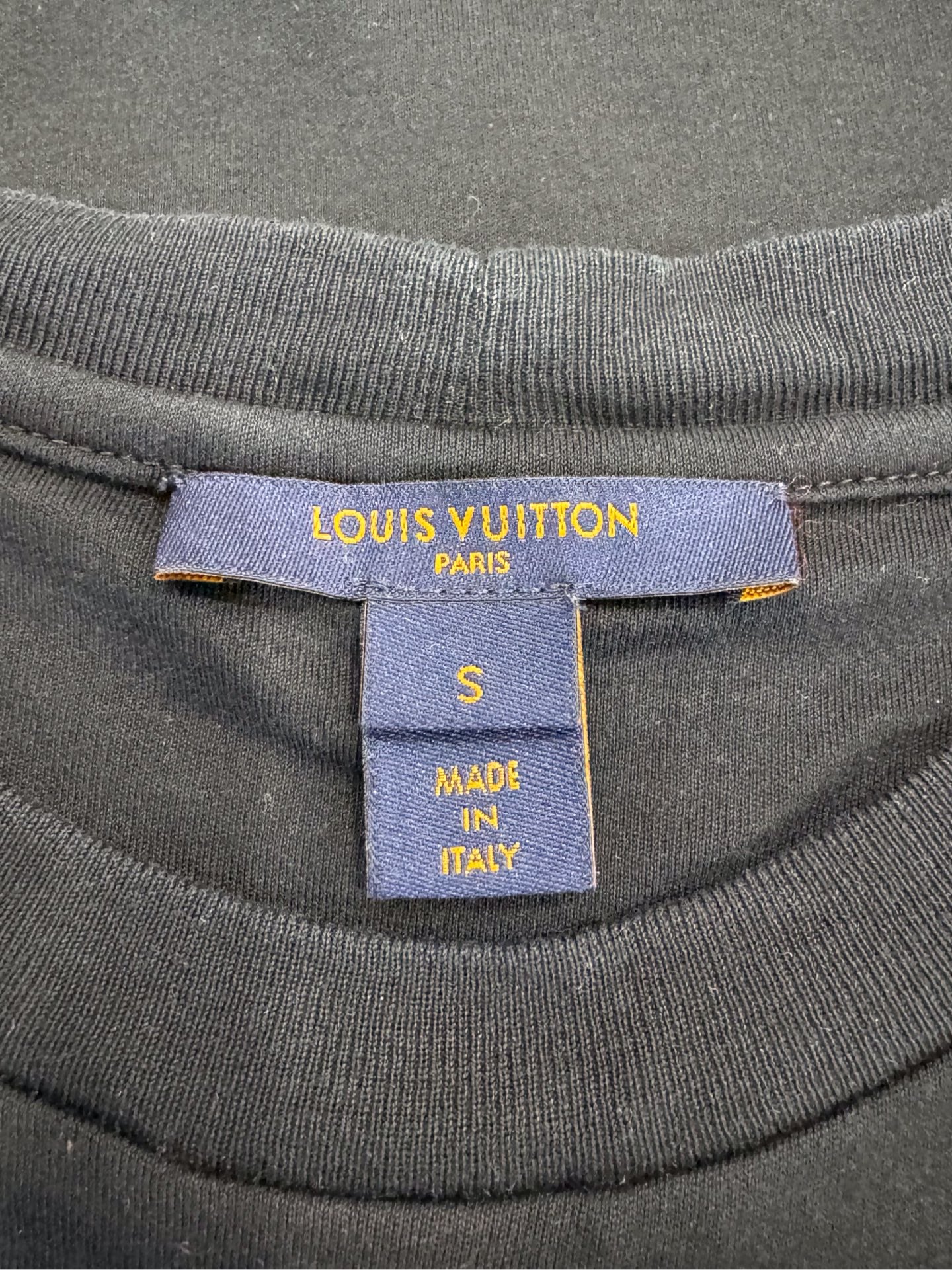 Louis Vuitton - Circular Logo T-shirt - Cotton - Black - (S)