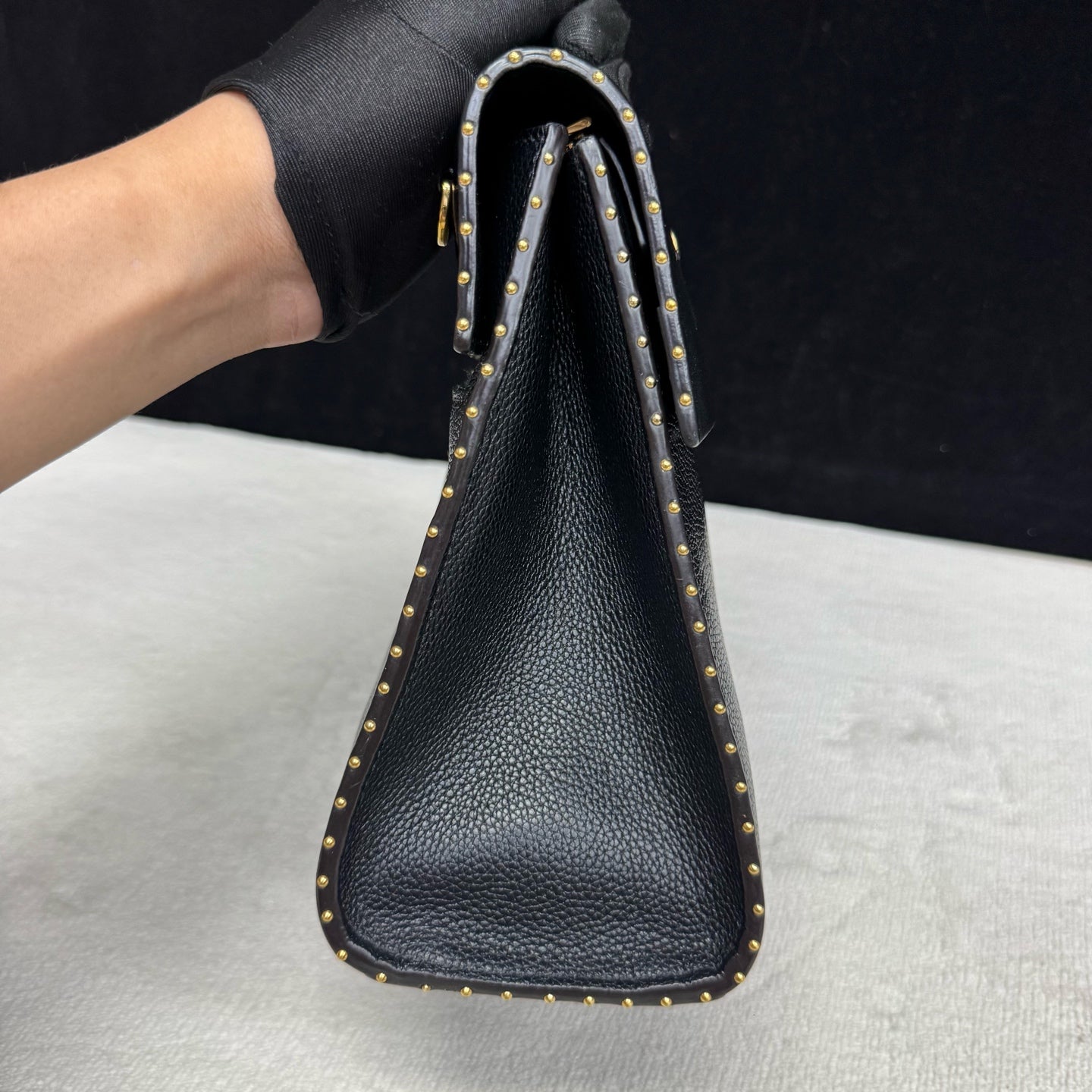 Louis Vuitton - City Steamer - Leather - Black - (mini)