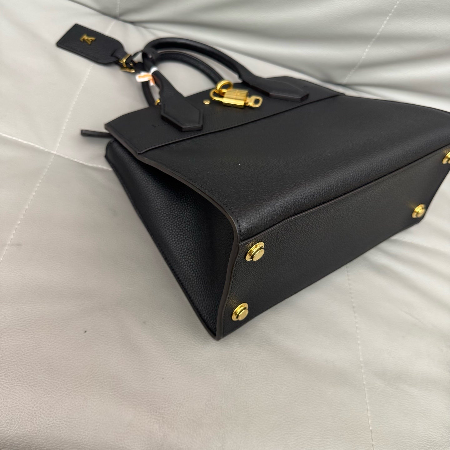 Louis Vuitton - City Steamer - Leather - Black - (small)
