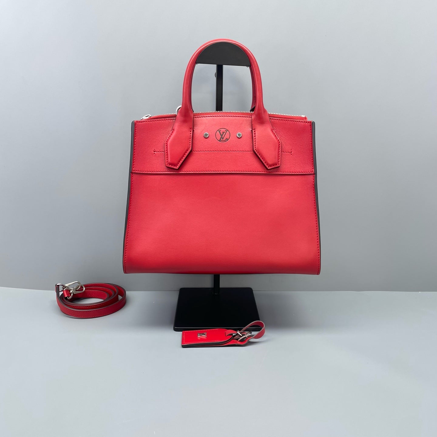 Louis Vuitton - City Steamer - Leather - Red - (small)
