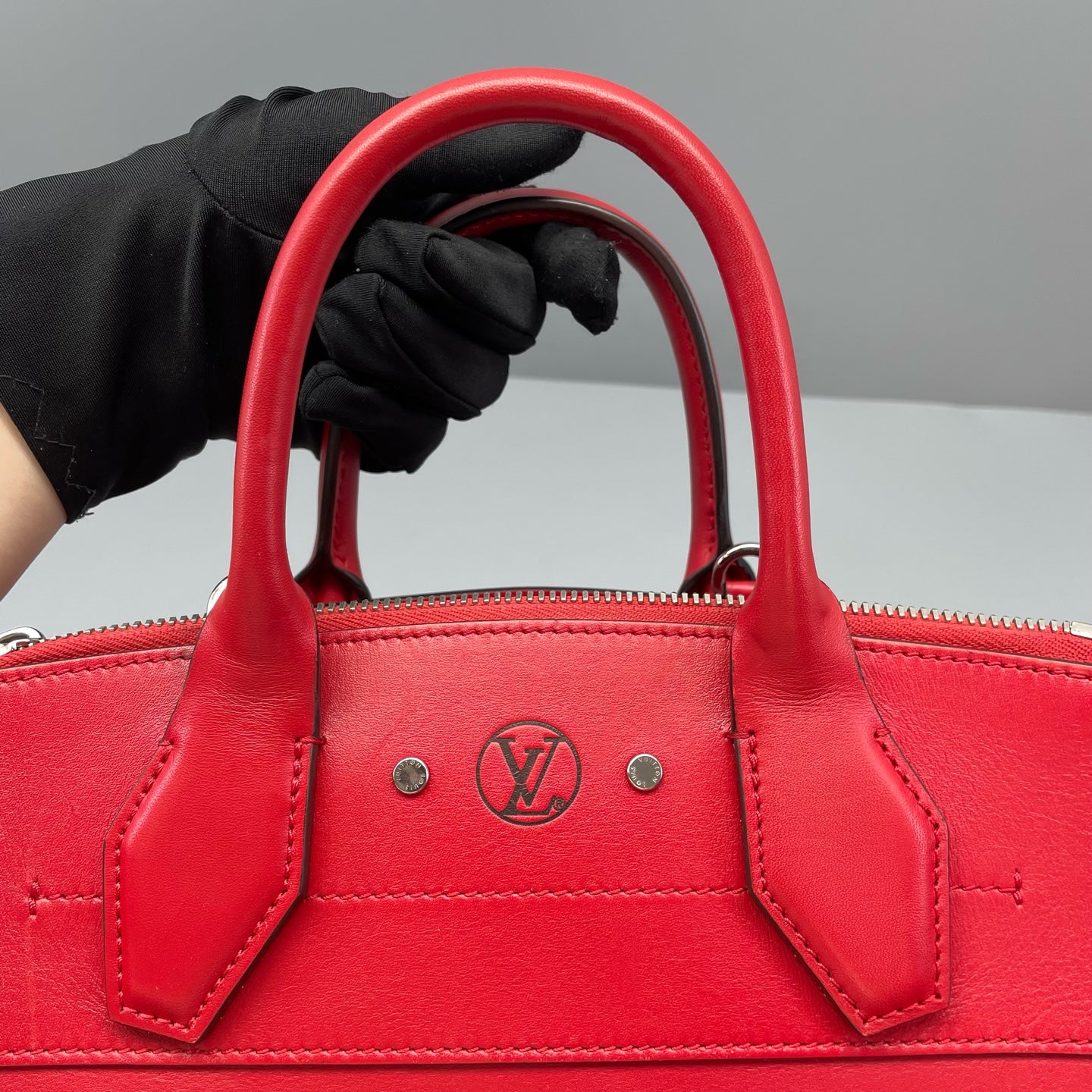 Louis Vuitton - City Steamer - Leather - Red - (small)