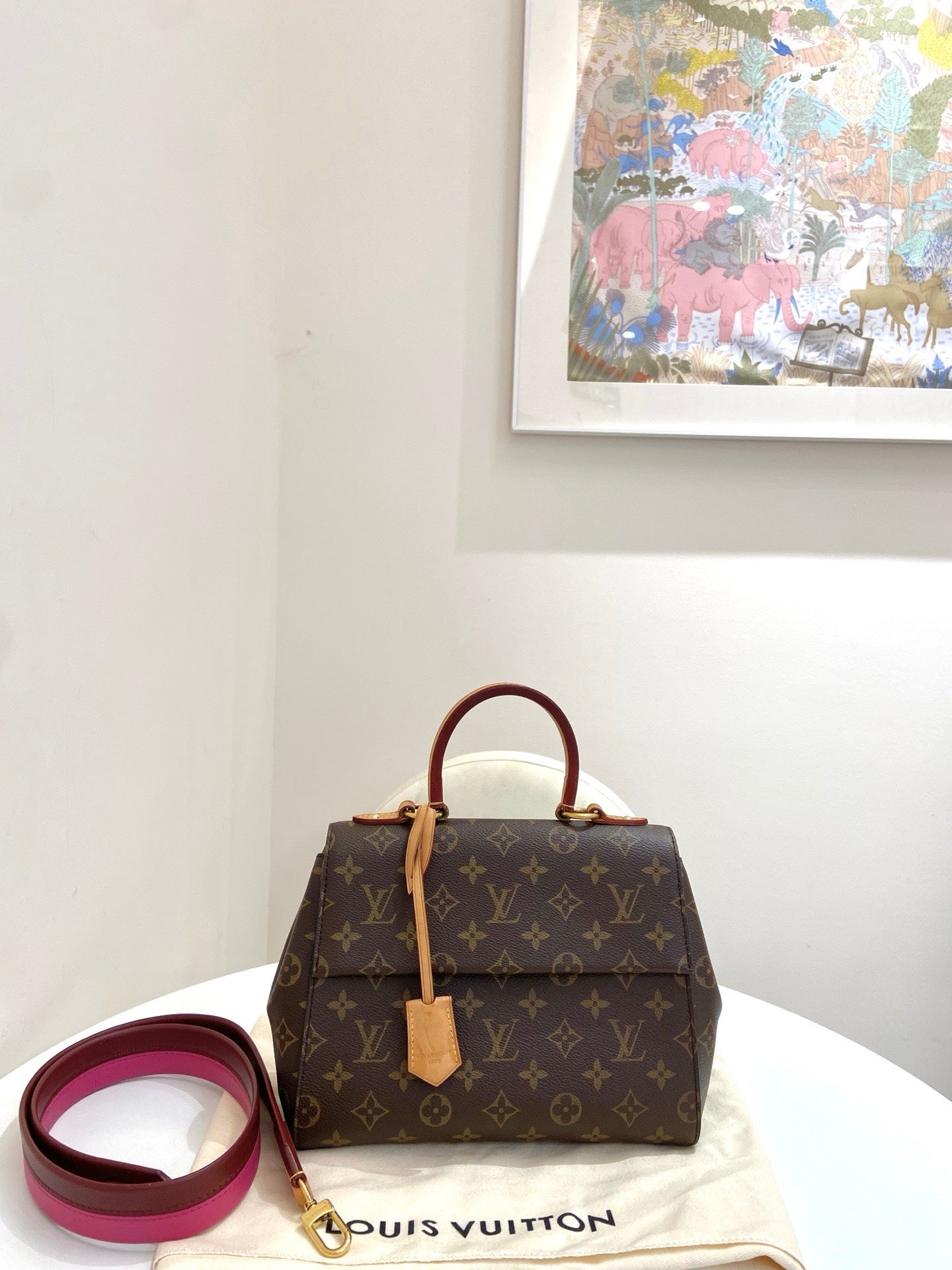 Louis Vuitton - Cluny BB - Leather - Brown - (mini)