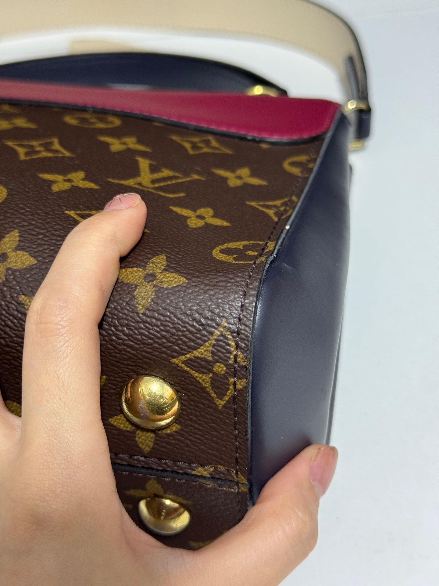 Louis Vuitton - Cluny BB - Leather - Burgundy - (mini)