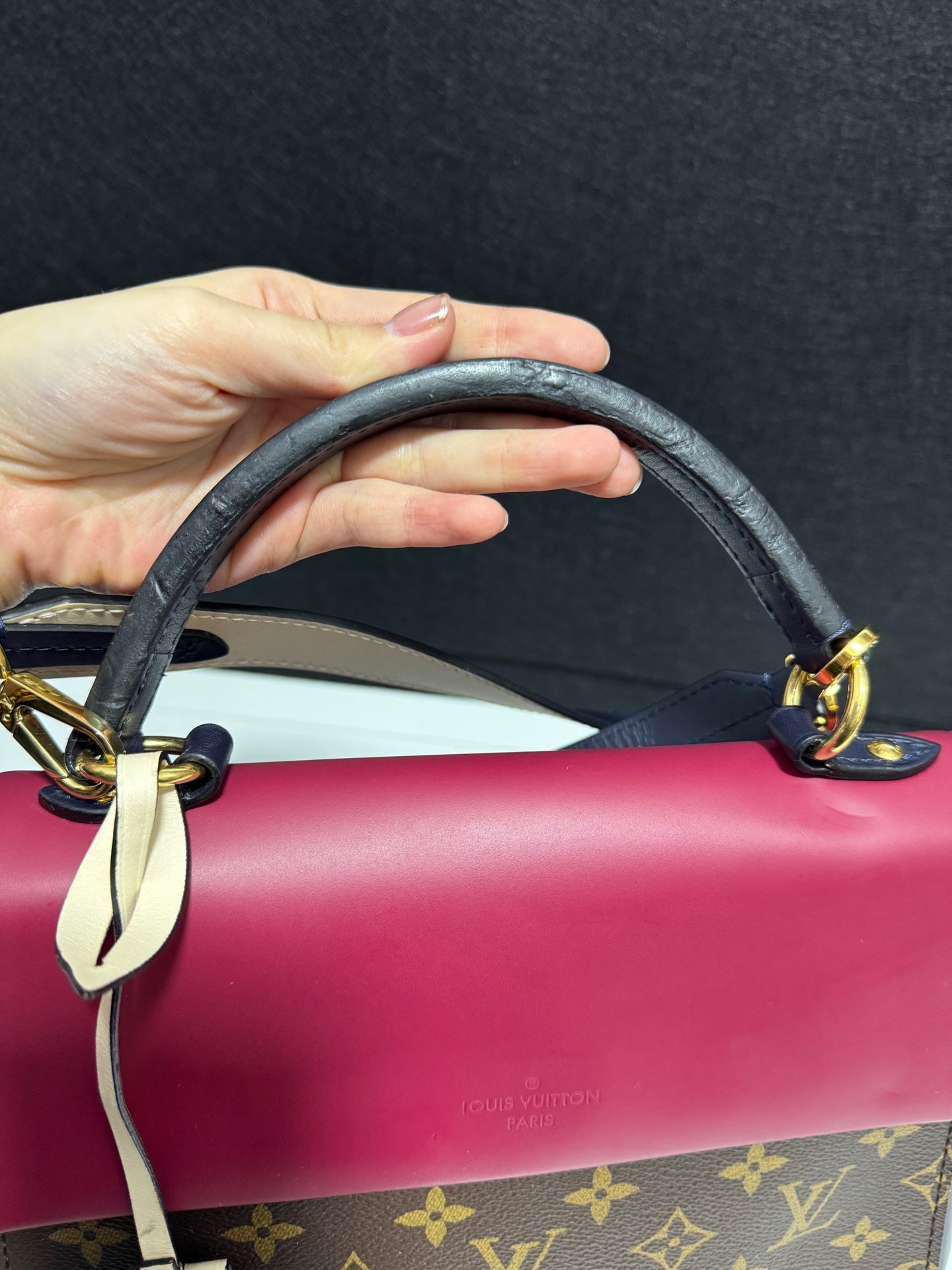 Louis Vuitton - Cluny BB - Leather - Burgundy - (mini)