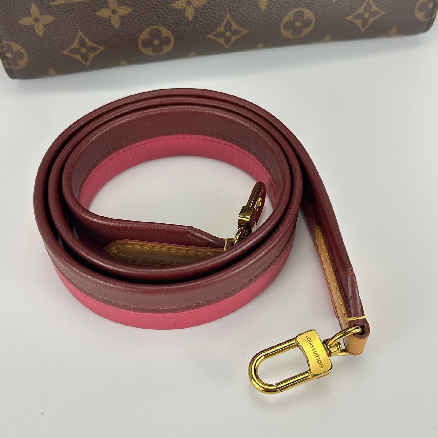 Louis Vuitton - Cluny BB - Monogram canvas with cowhide leather trim - Brown - (small)