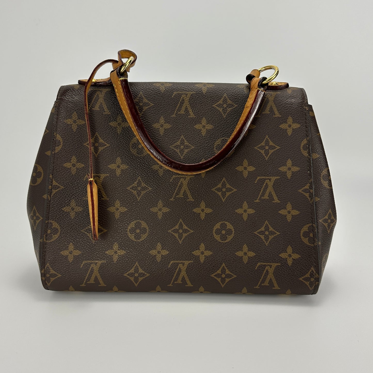 Louis Vuitton - Cluny BB - Monogram canvas with cowhide leather trim - Brown - (small)