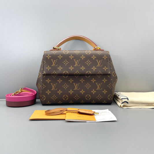 Louis Vuitton - Cluny BB - Monogram coated canvas with Vachetta leather trim - Brown - (Small)