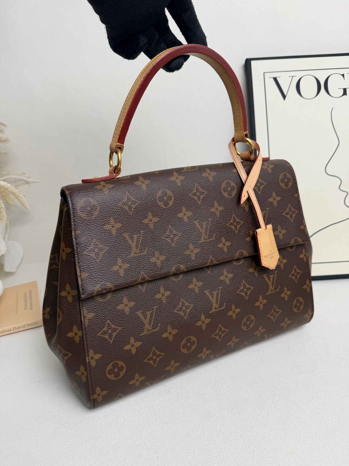 Louis Vuitton - Cluny MM - Leather - Brown - (medium)