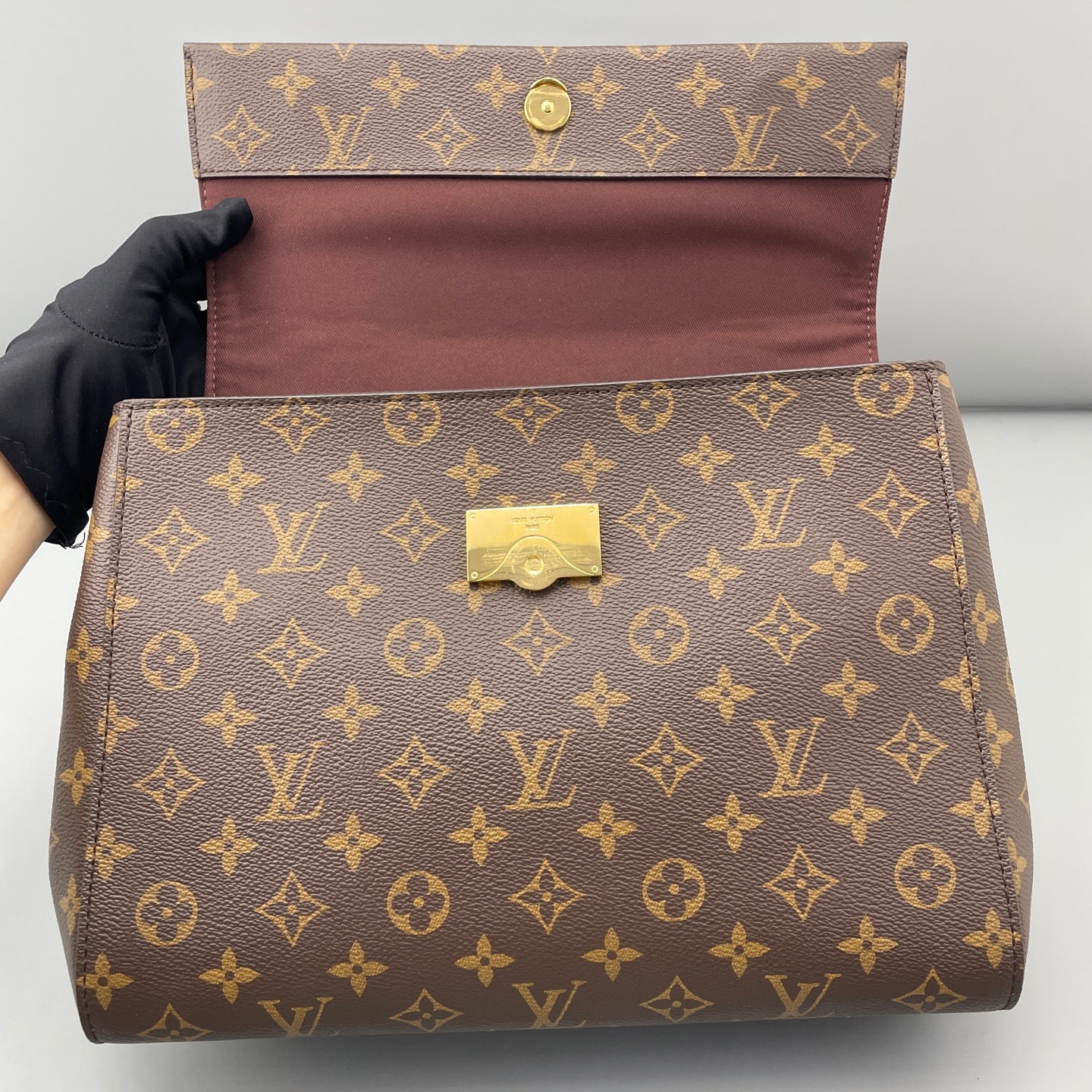Louis Vuitton - Cluny MM - Synthetic - Brown - (medium)