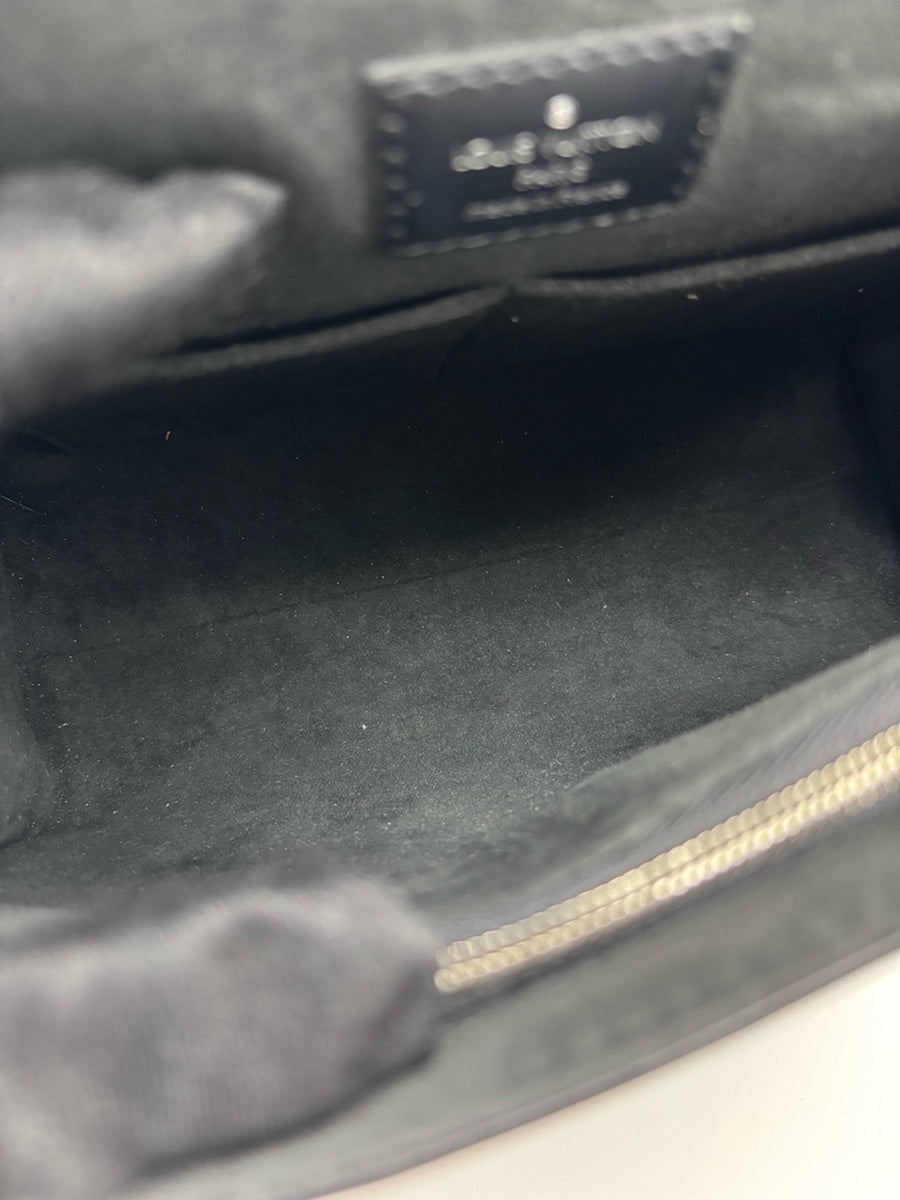 Louis Vuitton - ClunyBB - Leather - Black - (small)